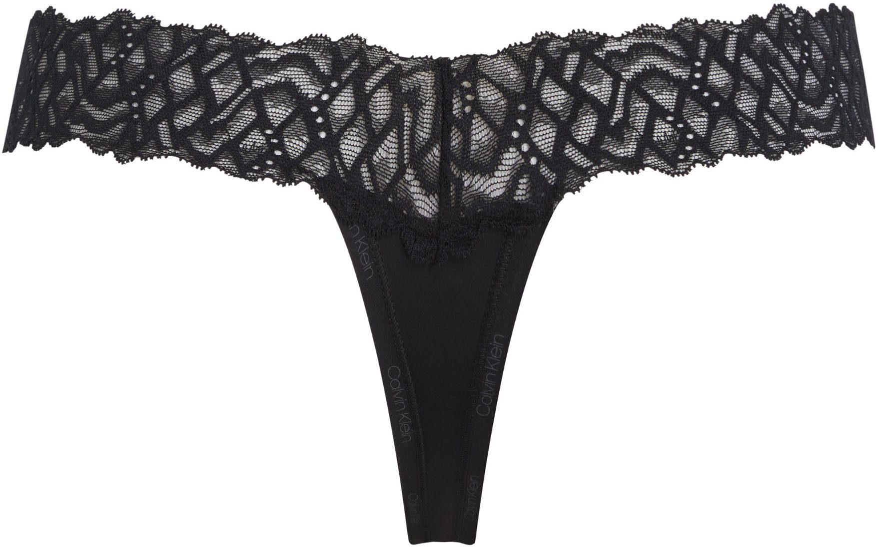 Calvin Klein Stringtanga THONG met kant op de band