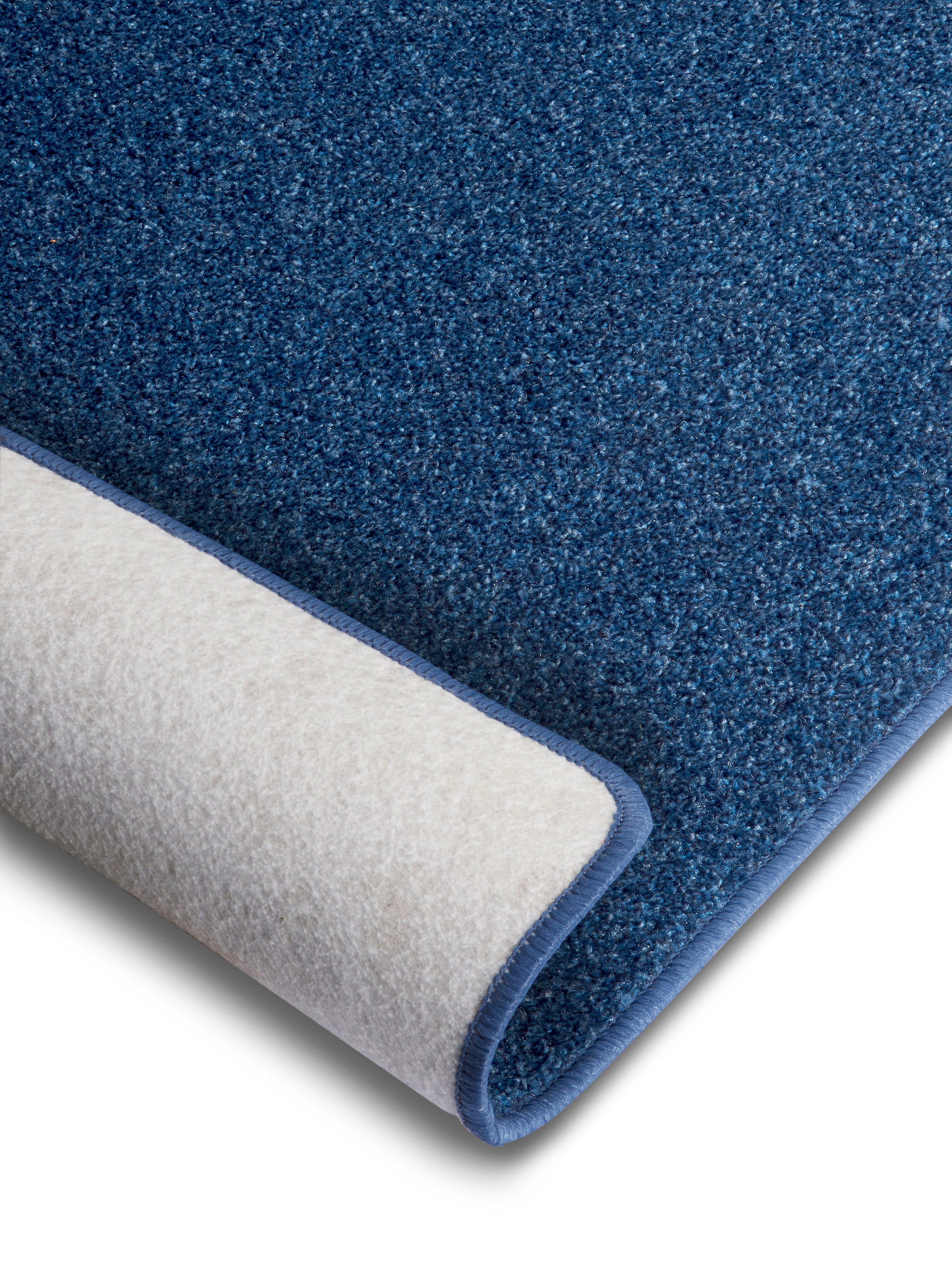 Hanse Home Exclusiv Loper Liberty Uni-gemêleerd, duurzaam, sterke kleuren, rondom gekleurde afwerking