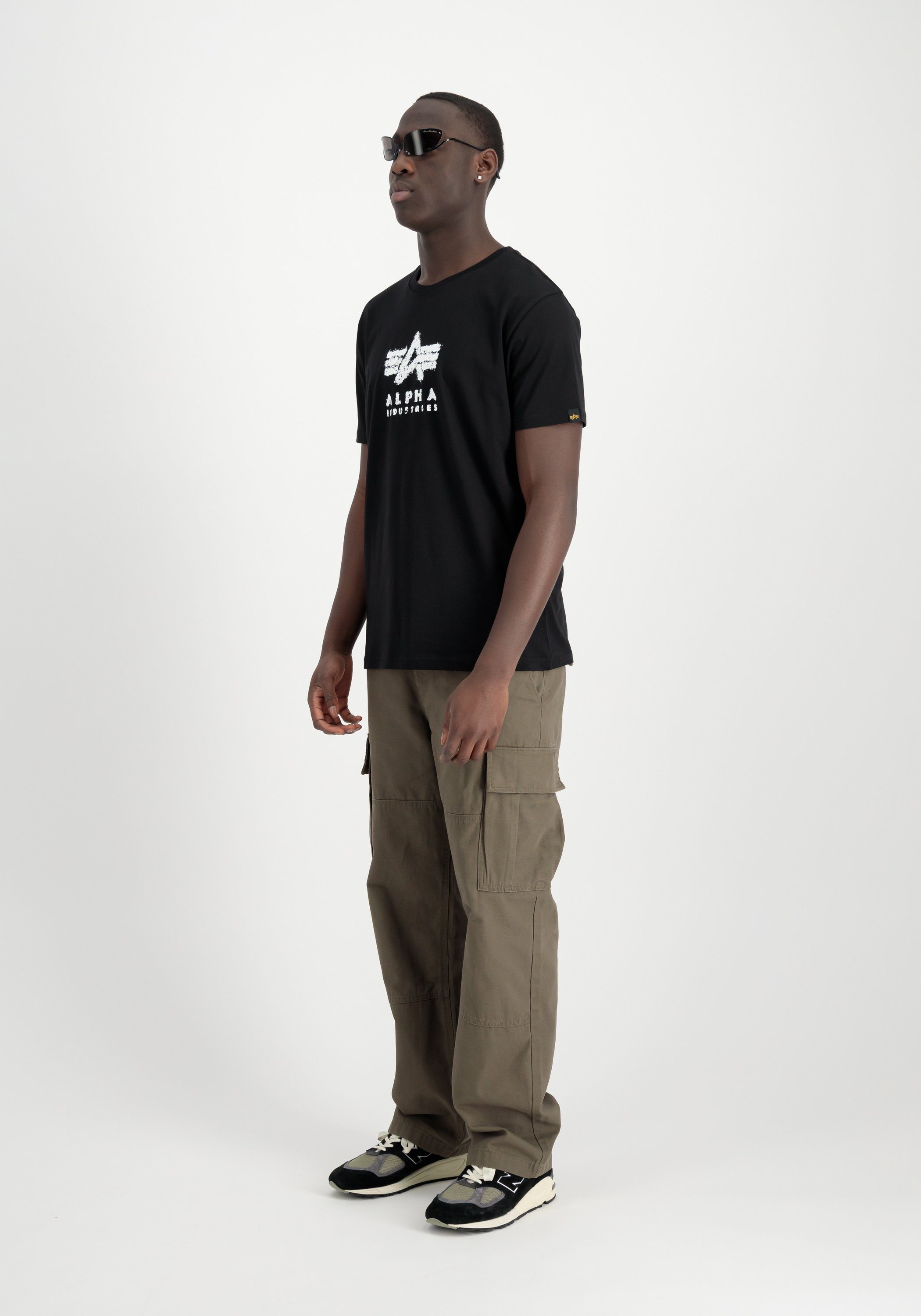 Alpha Industries T-shirt Alpha Industries Men - T-Shirts Grunge Logo T-Shirt