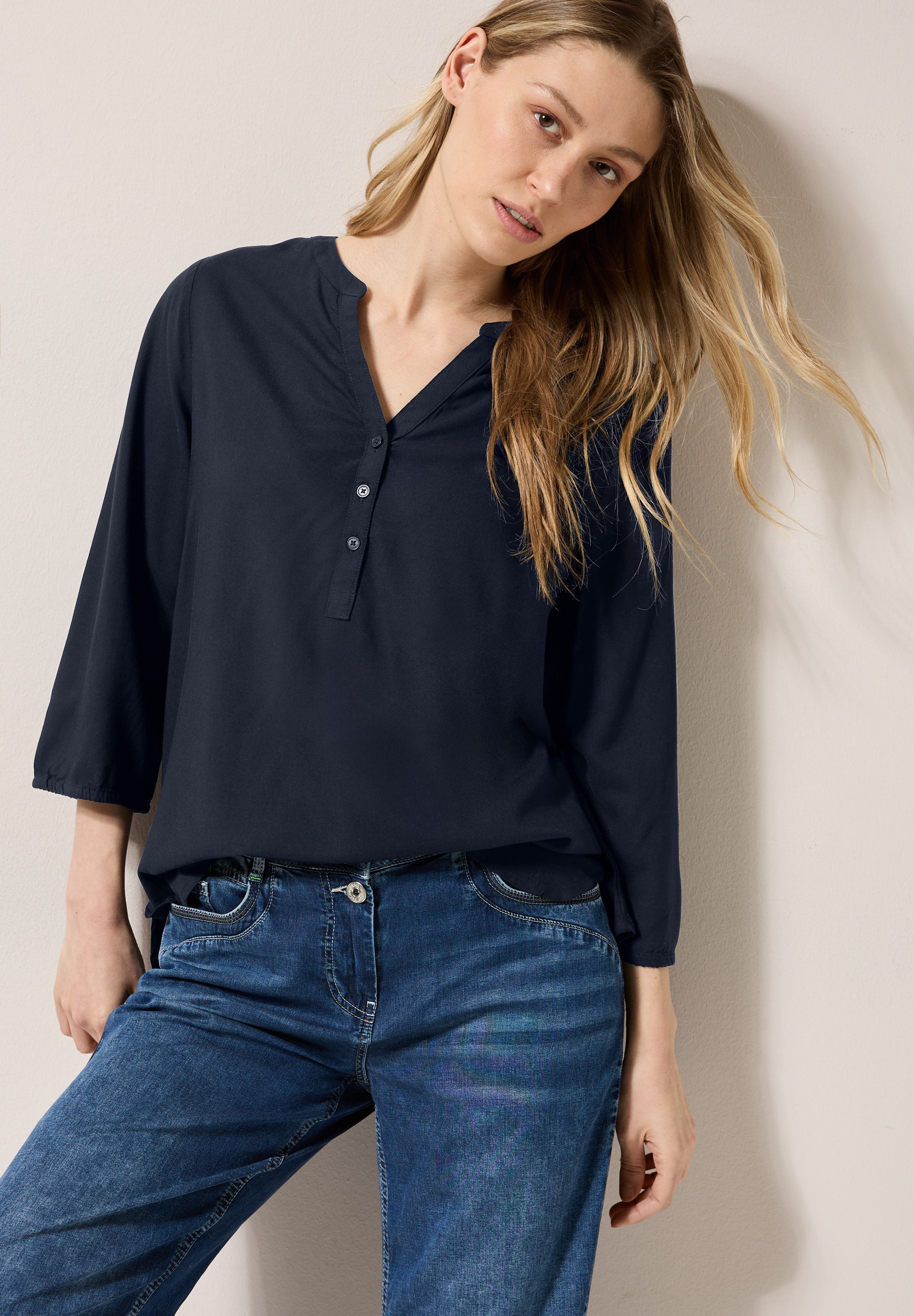 Cecil Klassieke blouse in unikleur