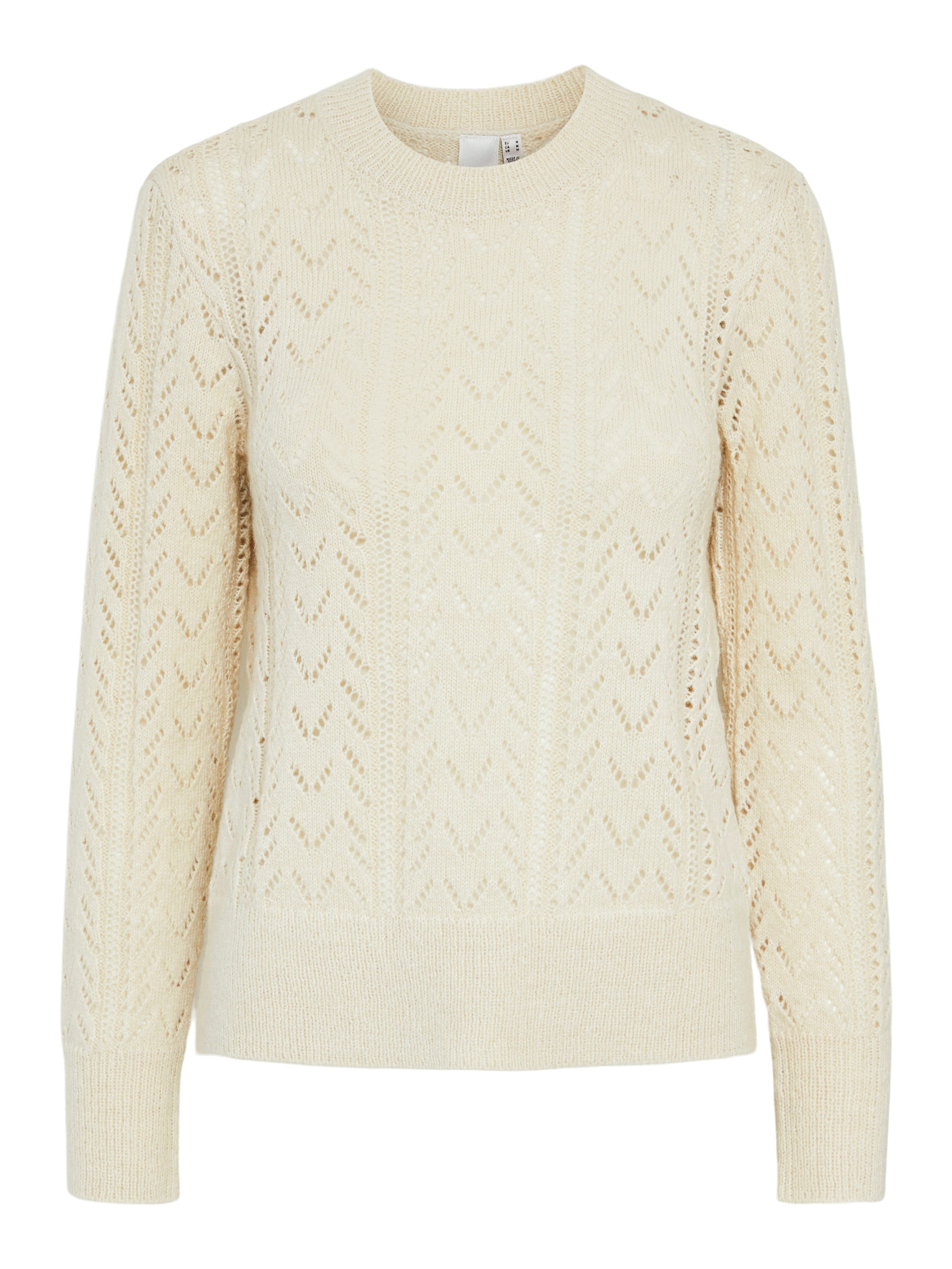 Y.A.S Trui met ronde hals YASTELLA LS KNIT PULLOVER S. NOOS