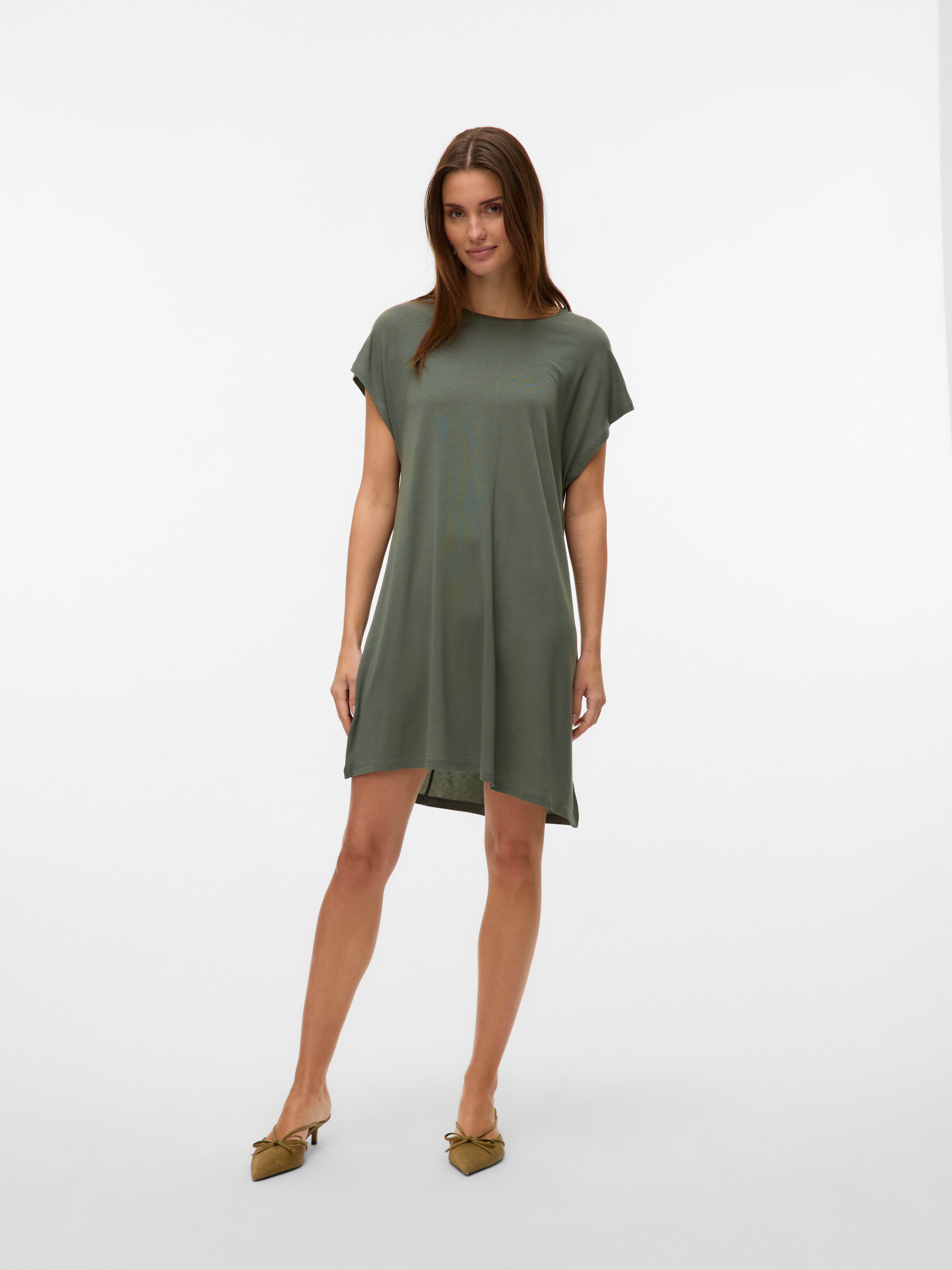 Vero Moda Mini-jurk VMAVA SL KNEE DRESS JRS NOOS