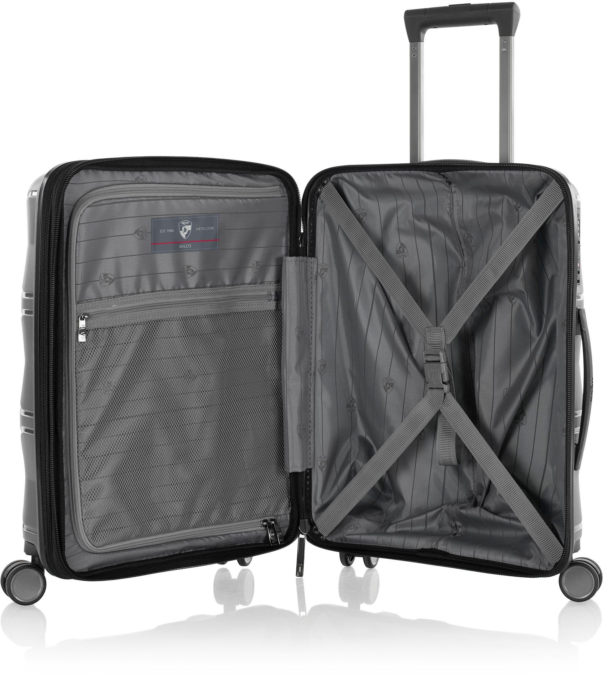 Heys Hardshell-trolley Milos, verschillende maten en kleuren Heys x Joachim Llambi harde koffer volumevergroting