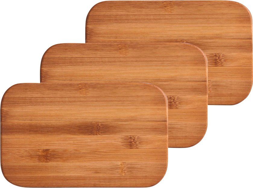 Zeller Present Snijplank Bamboo wasadvies: handwas (set, 3 stuks)