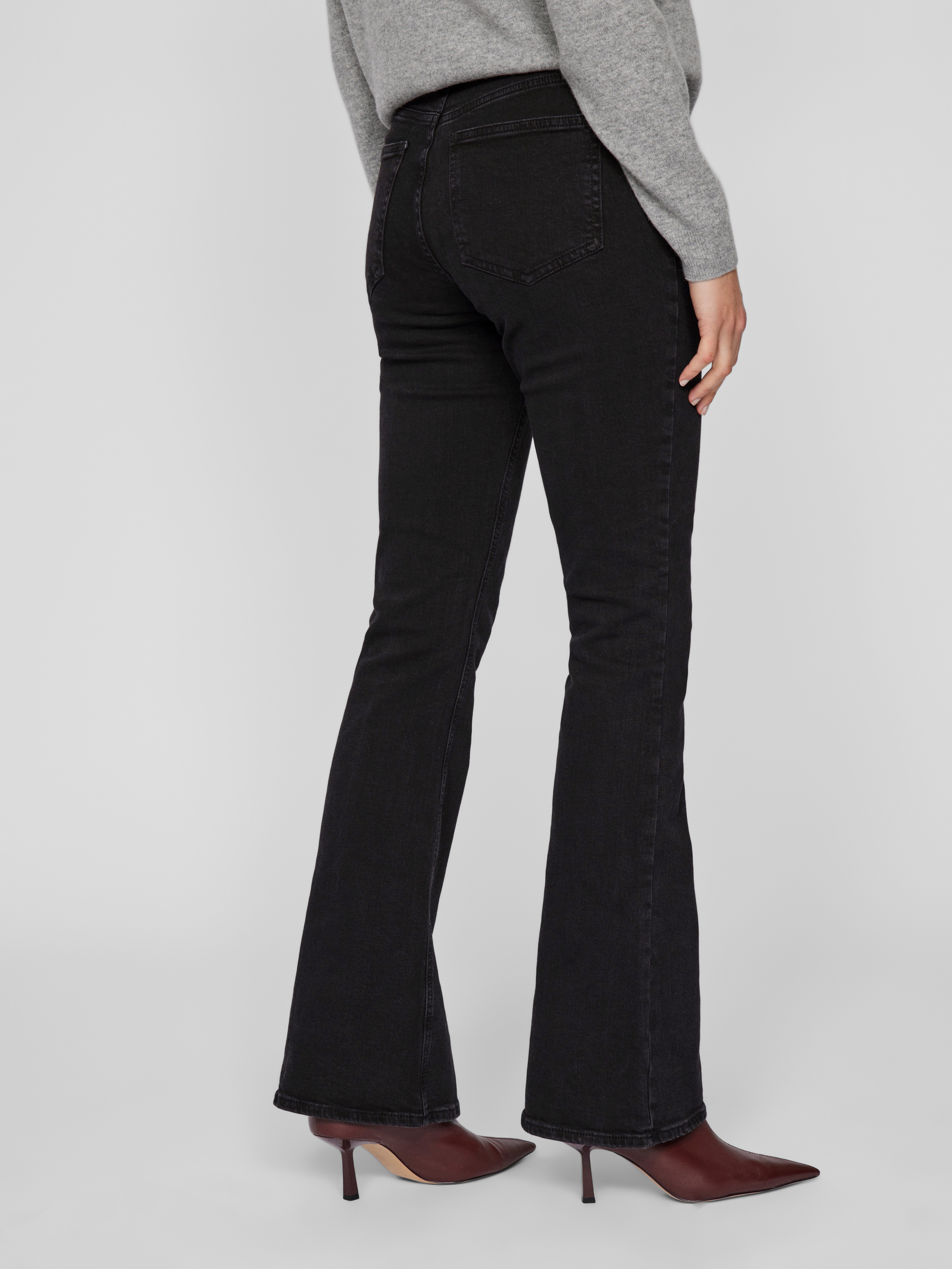 Vila Bootcut jeans VIBETTY RW FLARED JEANS BLK OSC221-NOOS