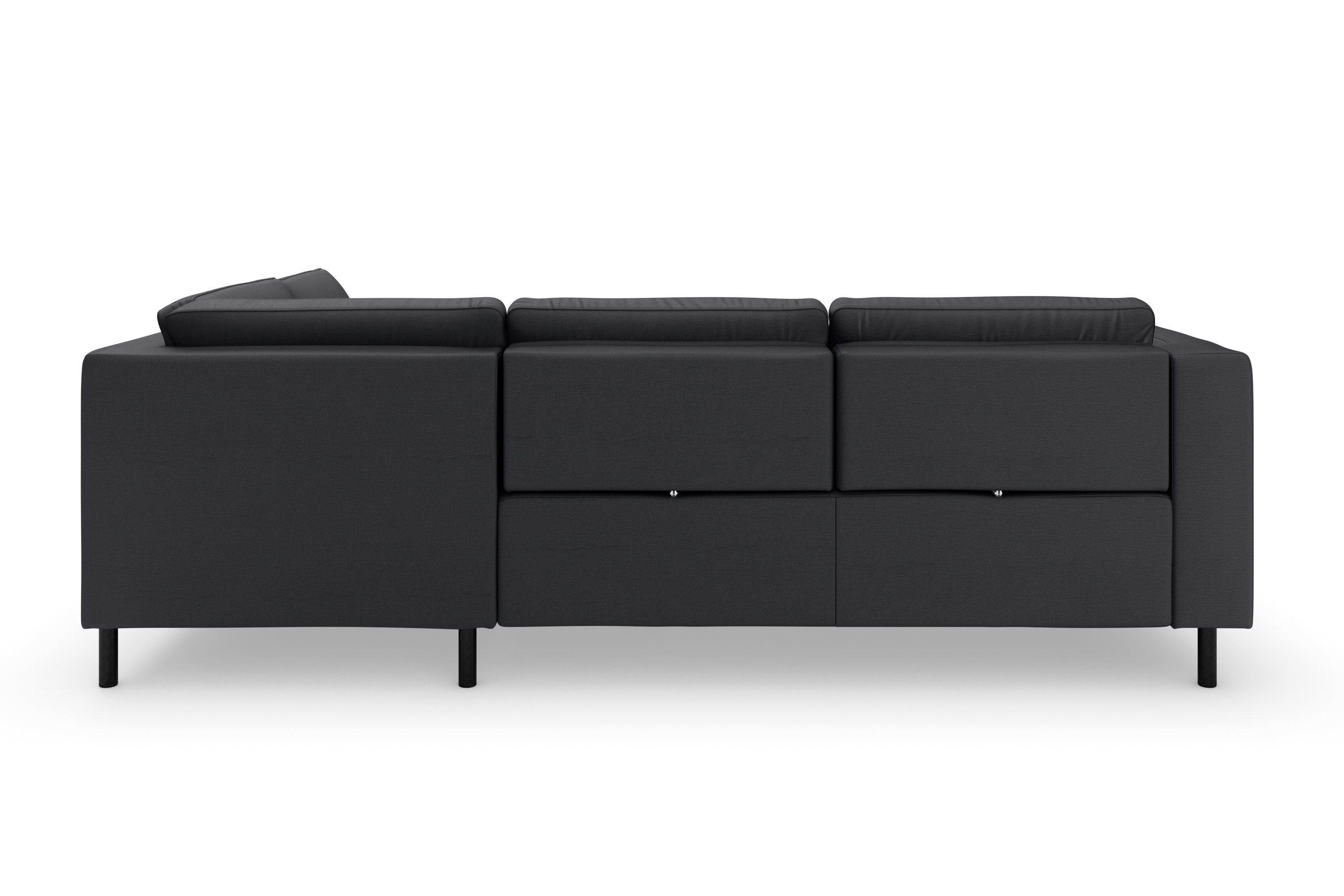 sit&more Hoekbank Olsen L-vorm inclusief zitdiepteverstelling, naar keuze met slaapfunctie, 15 cm hoog