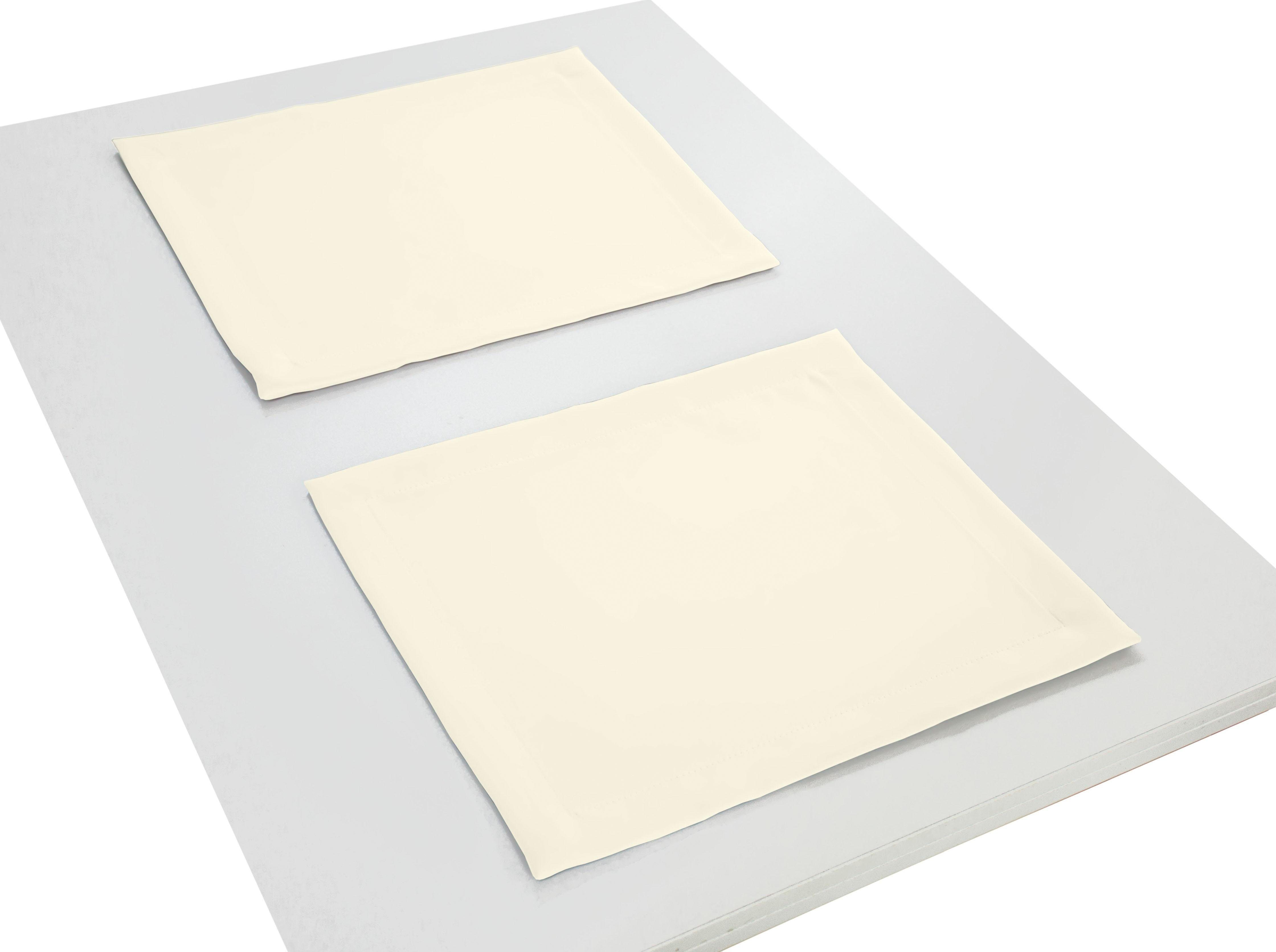 Wirth Set placemats Peschiera (set, 2 stuks) tafelkleden wit
