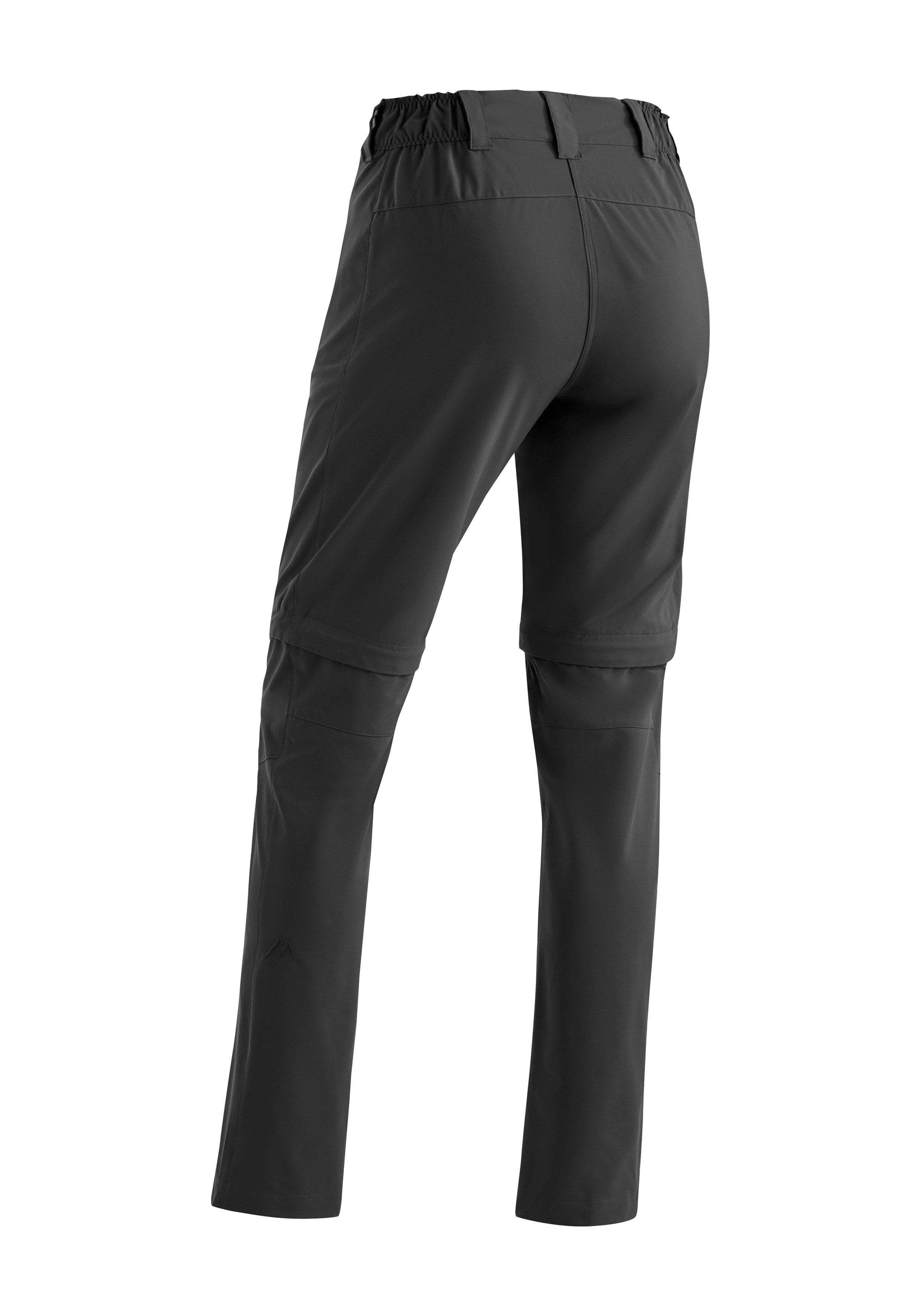 Maier Sports Outdoorbroek Nata Zip Loop Dames wandelbroek, zip-off functionele broek, 3 zakken, regular fit