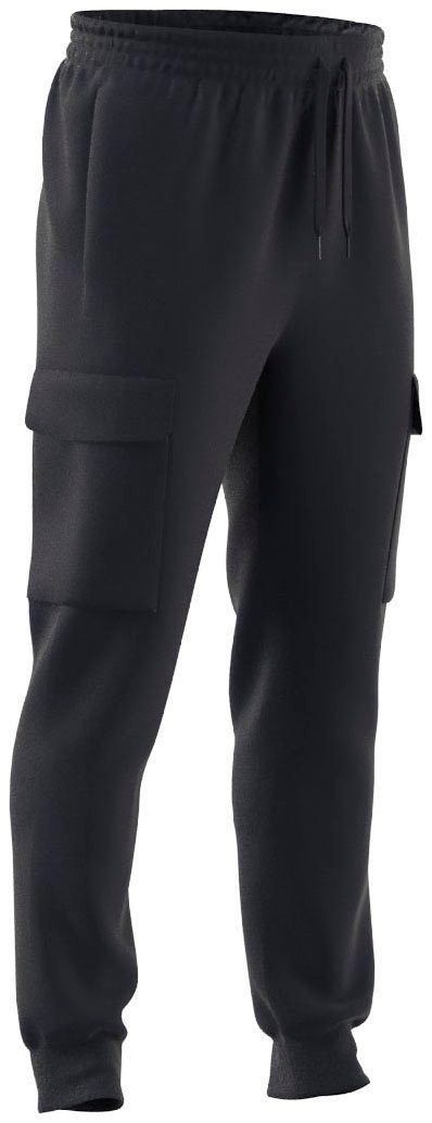 adidas Sportswear Sportbroek ESSENTIALS FLEECE REGULAR TAPERED CARGOBROEK Joggingbroek cargo van zacht fleece-materiaal (1-delig)