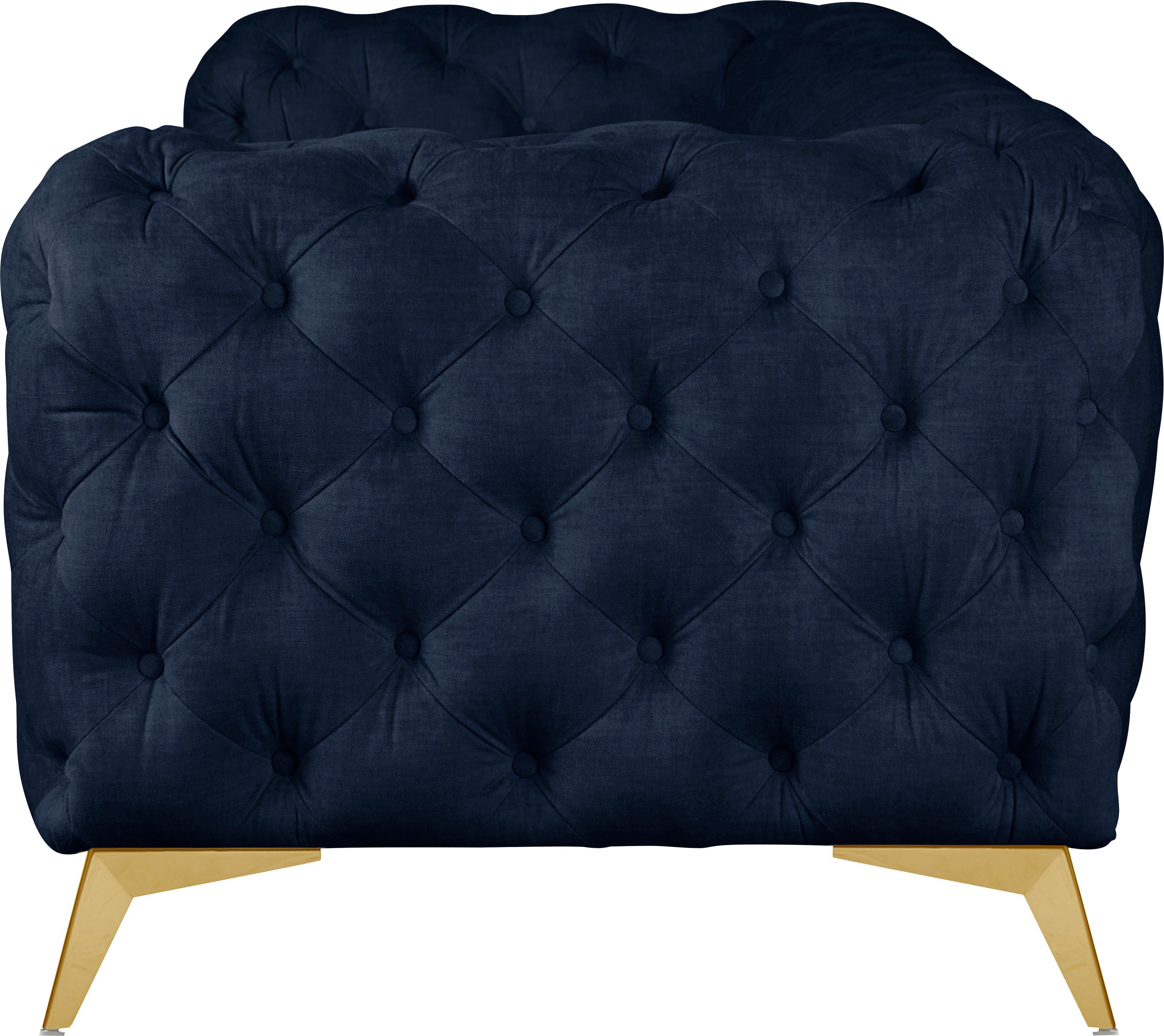 Leonique Chesterfield-bank Glynis luxueuze capitonnage, moderne chesterfield look, kleur van de poten ter keuze