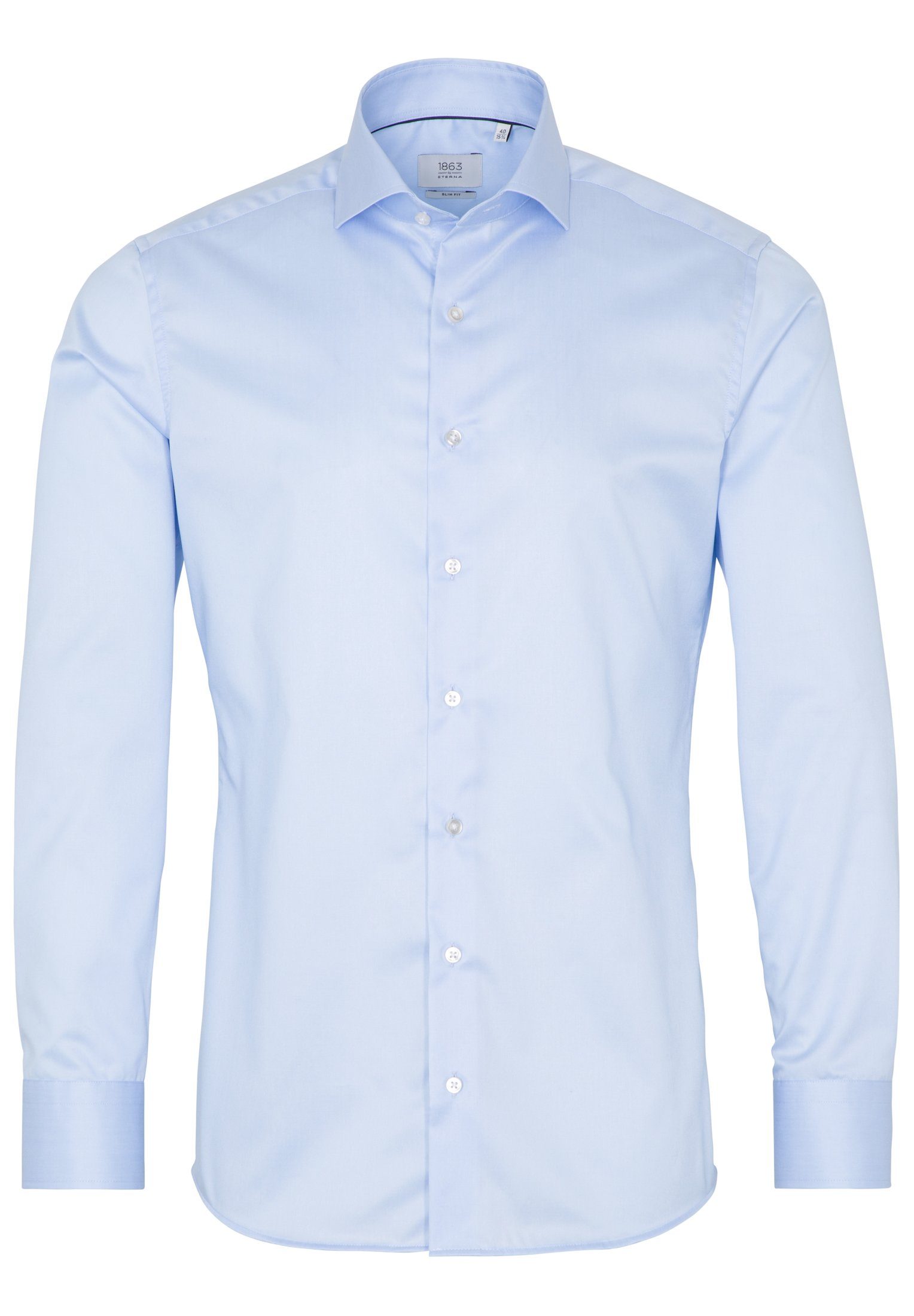 Eterna Overhemd met lange mouwen Slim fit NON IRON (strijkvrij)