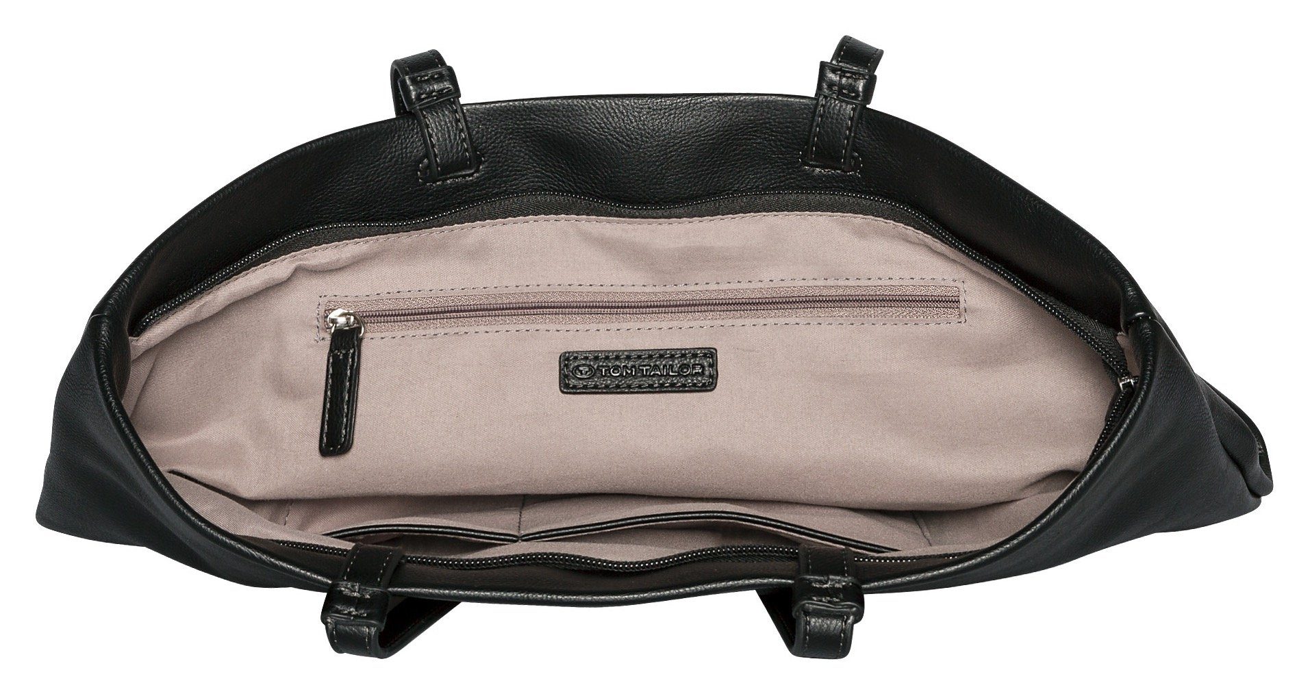 Tom Tailor Shopper ROSABEL van zacht nerf imitatieleer in een schone moderne look