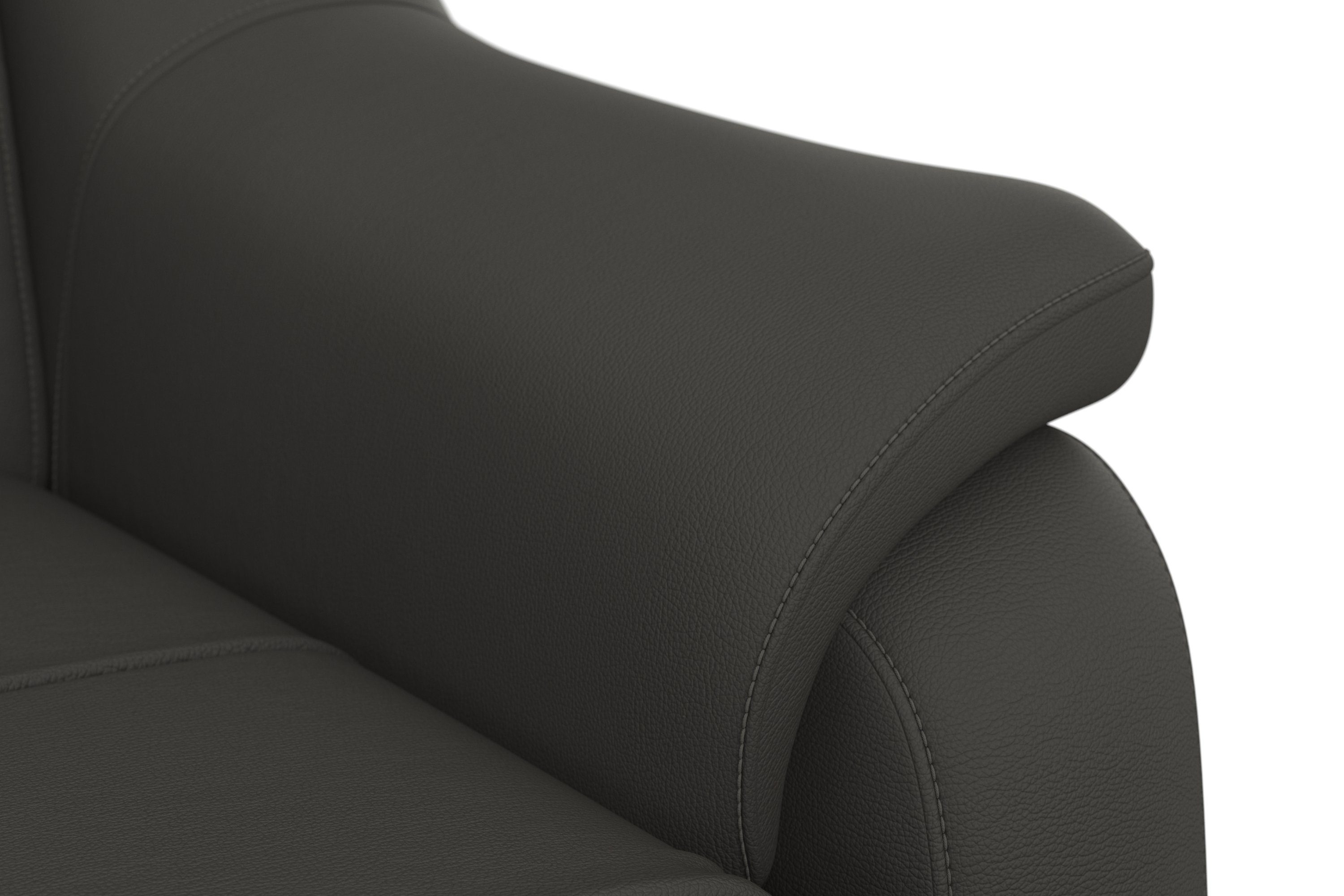 sit&more Hoekbank Freetown L-vorm met verstelbare hoofdsteun en comfortabele binnenvering