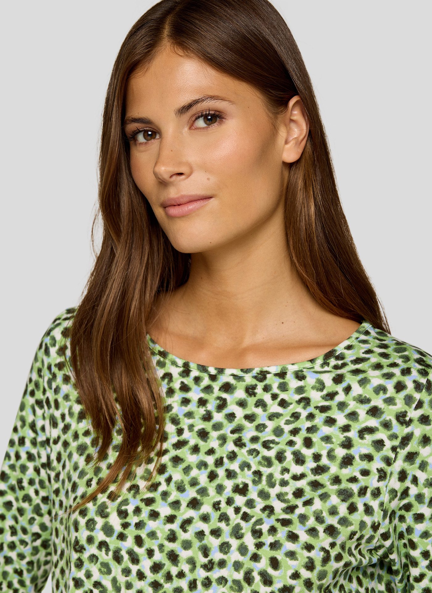 Rabe Shirt met 3/4 mouwen met animal-print