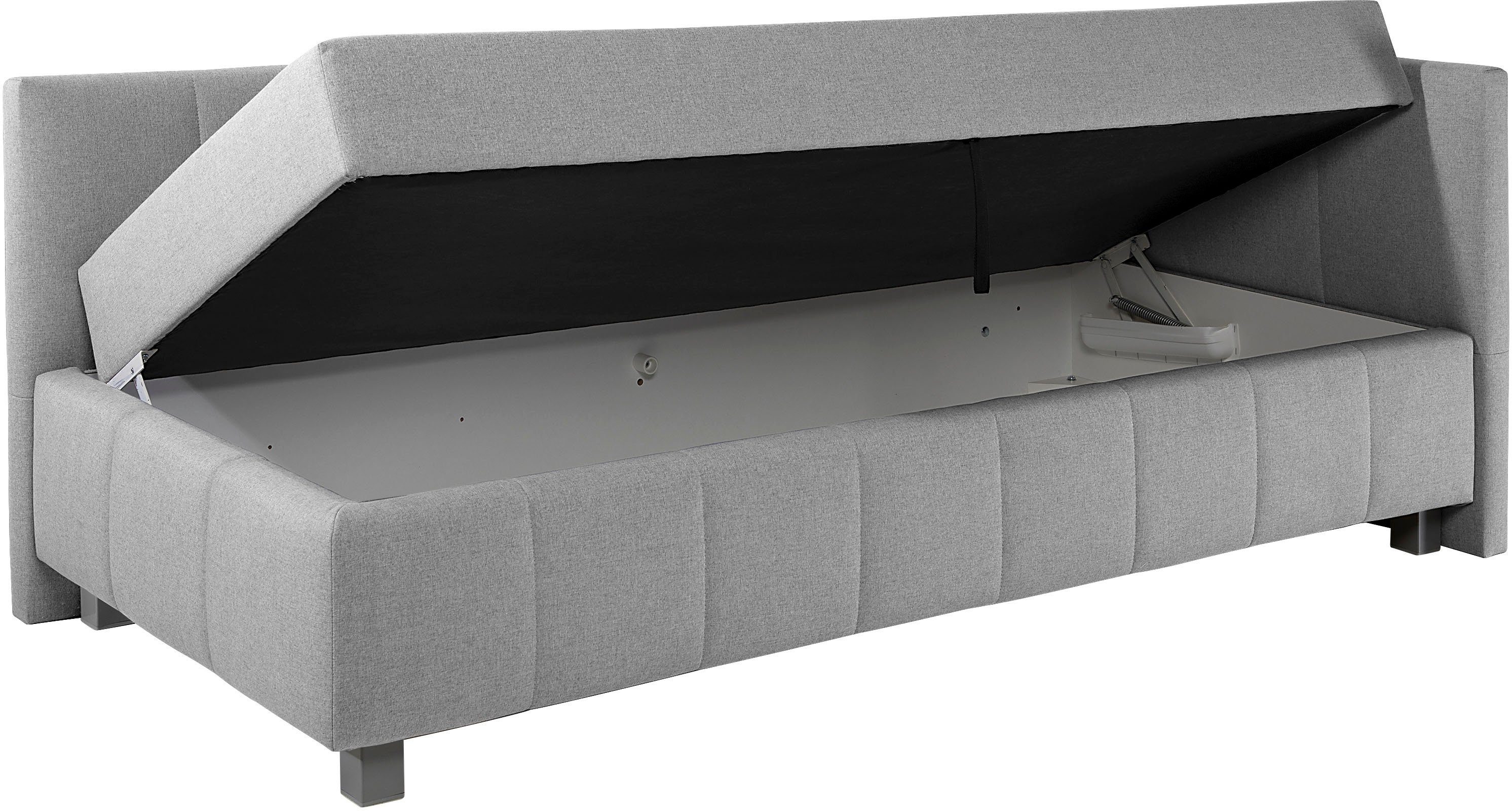 Maintal Bed Mailo met hoofdbord & bedkist, 3 breedten, binnenvering- of bonell-matras
