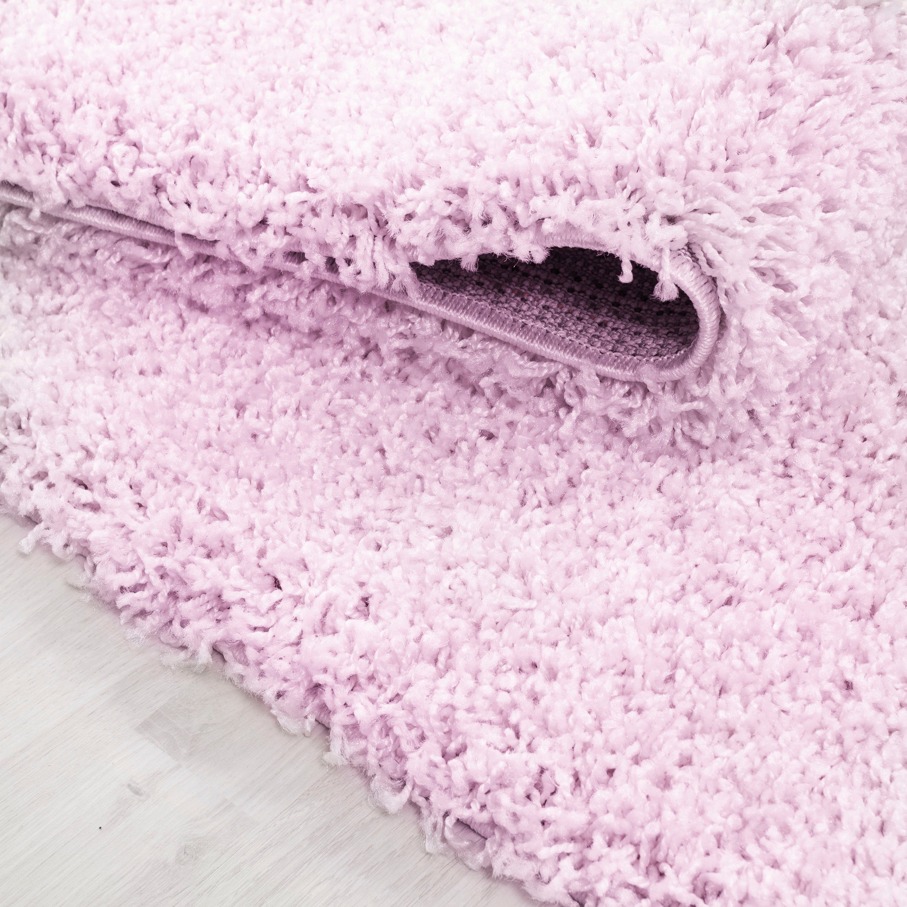 my home Hoogpolig vloerkleed Shaggy 30 Tapijt, uni kleuren, bijzonder zacht en knuffelig, klantenfavoriet