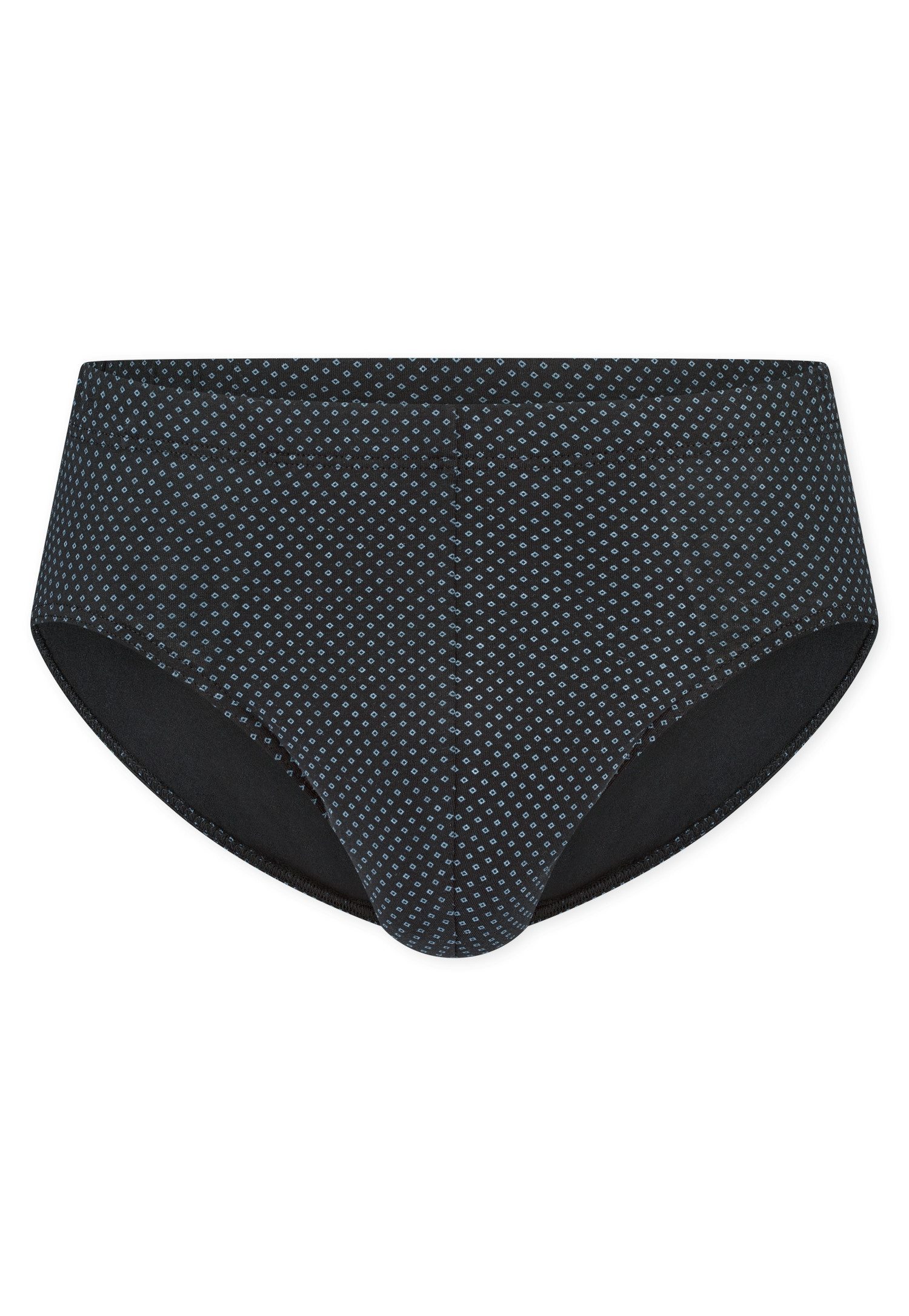 Schiesser Minislip Cotton Casual zonder gulp, gedessineerd