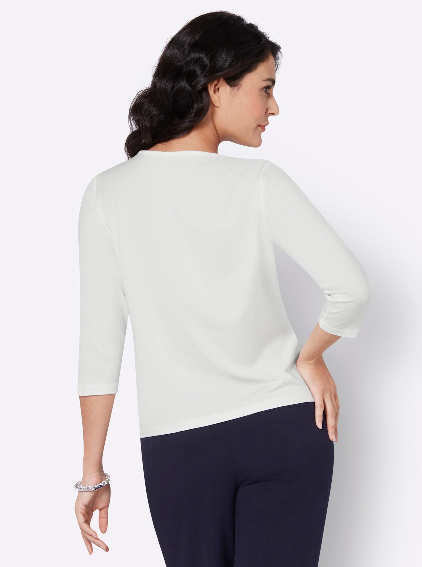 Creation L Kanten shirt Lyocell-shirt (1-delig)