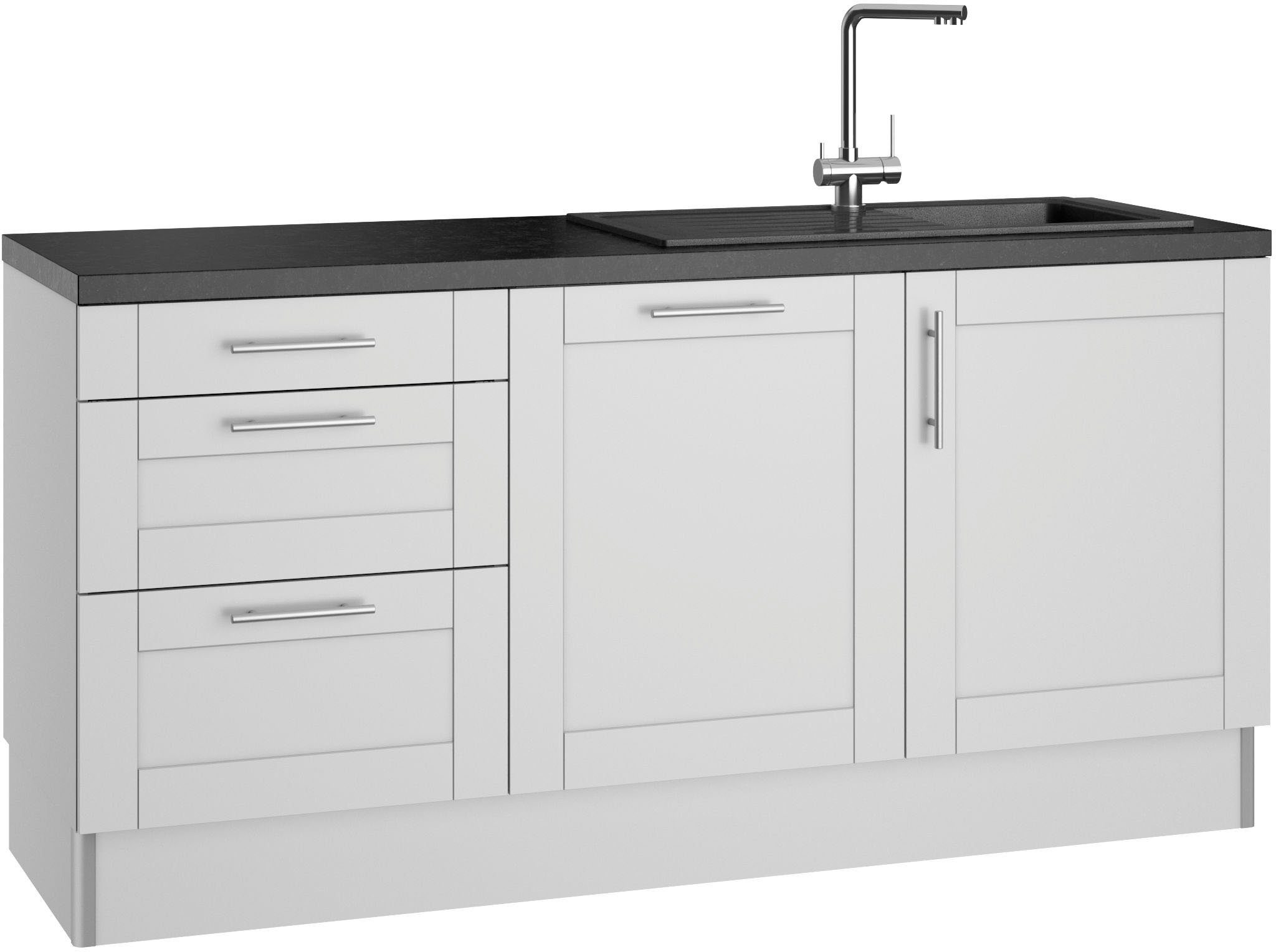 Kochstation Keuken KS-Ahus 180 cm breed, optioneel met elektrische apparaten, soft close functie, mdf fronten