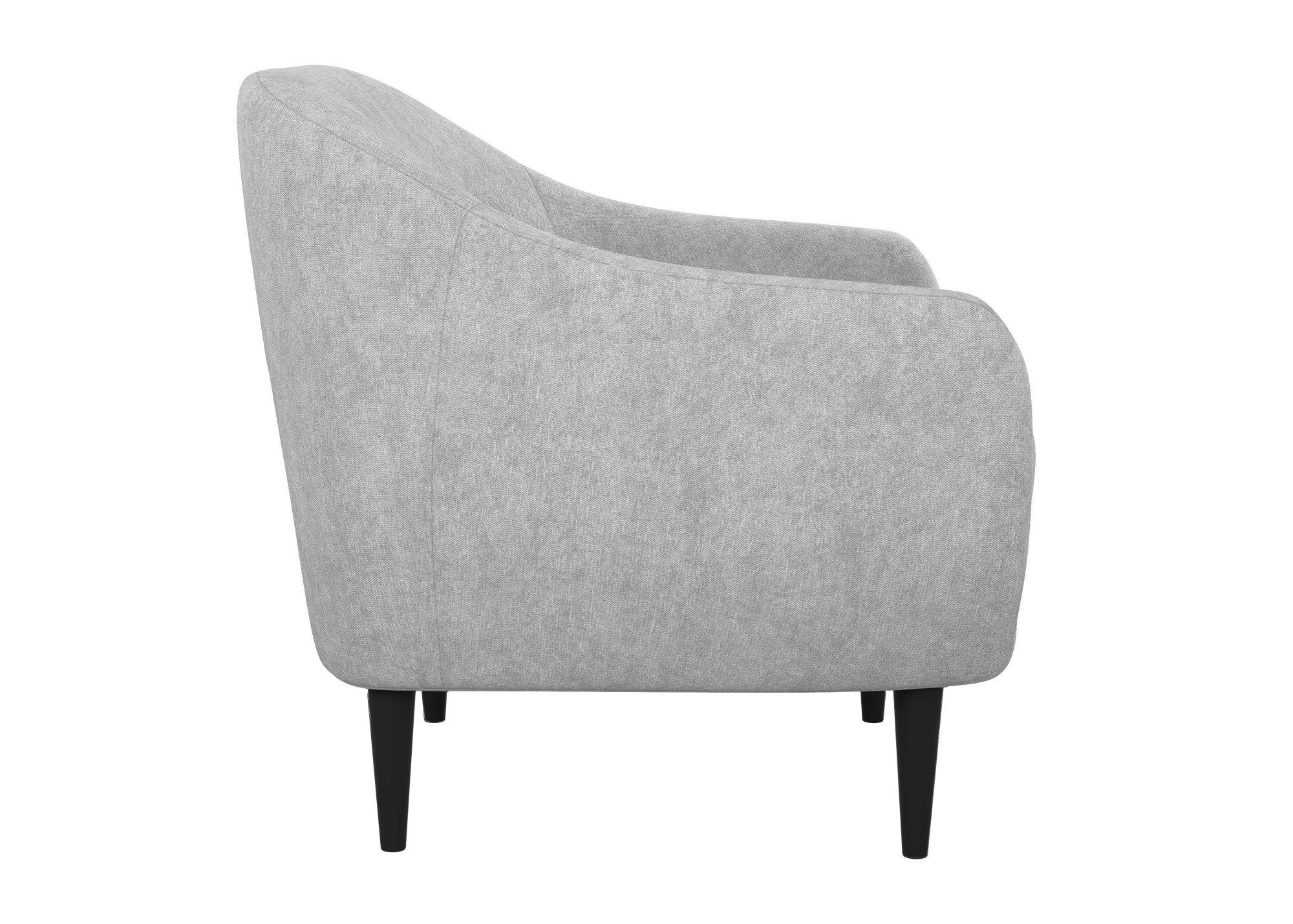 Home affaire Fauteuil Roni Zigzag vering voor een hoog zitcomfort, massief houten poten