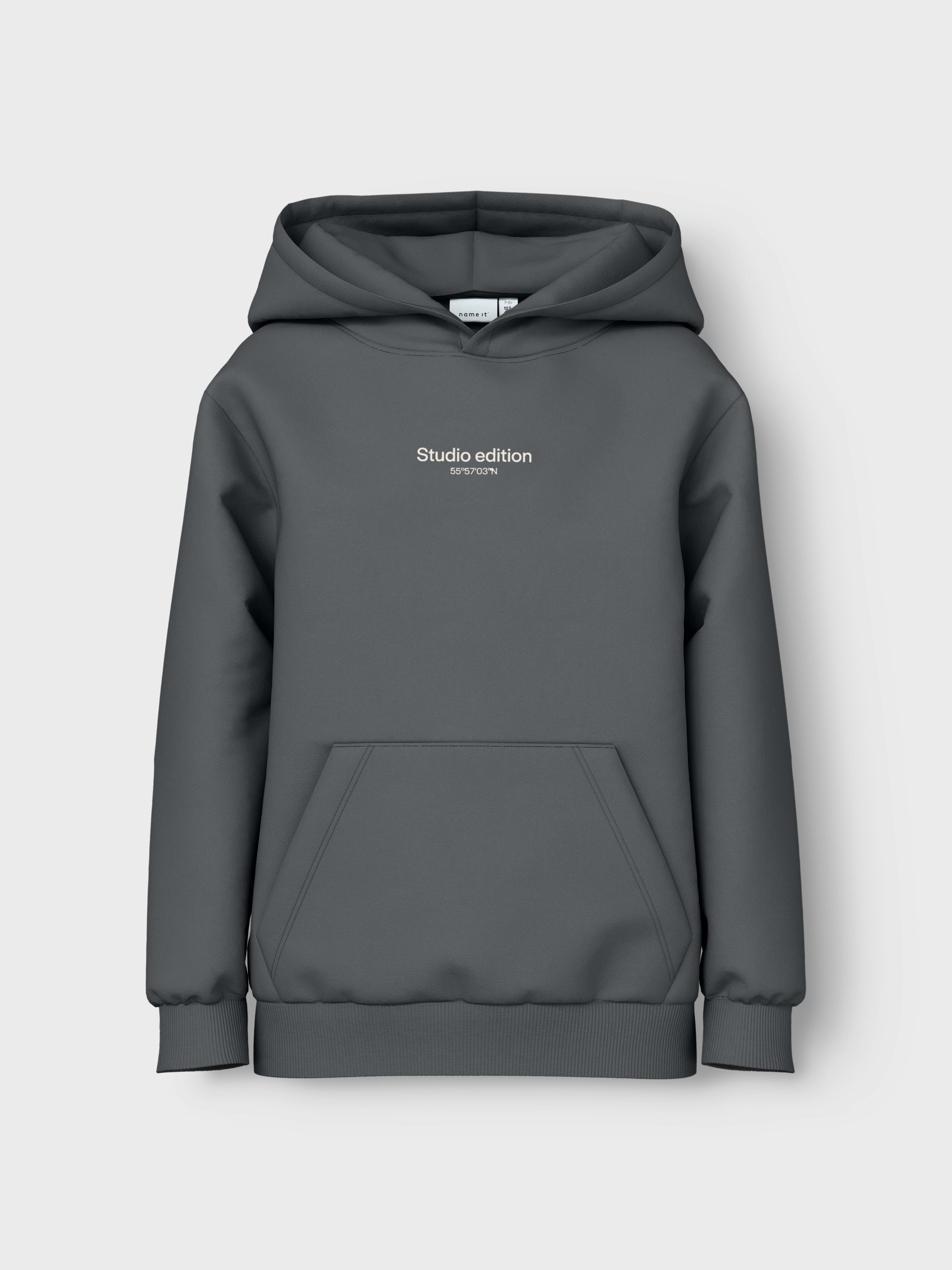 Name It Sweatshirt NKMBRODY LS NREG SWEAT WH BRU NOOS