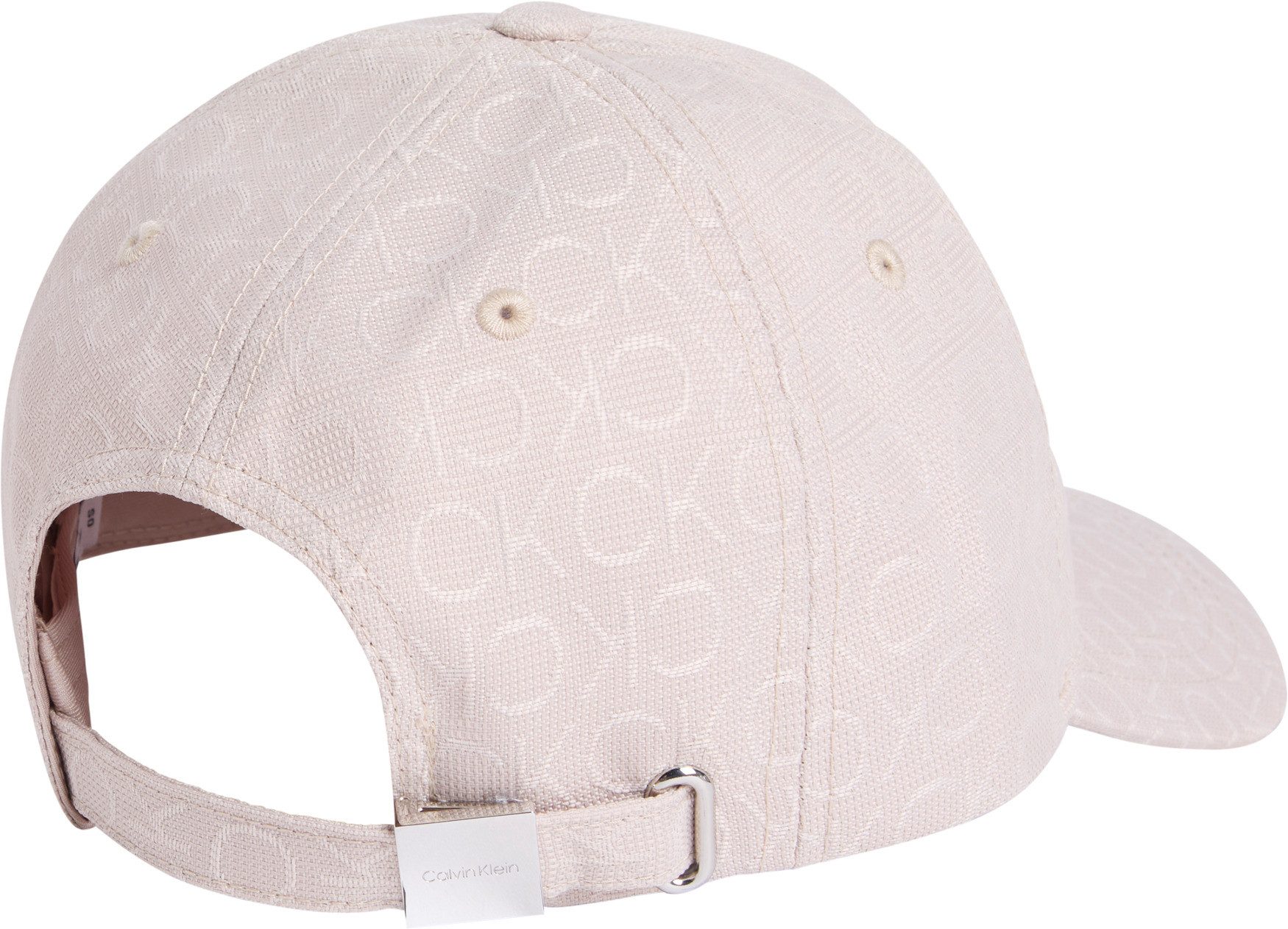 Calvin Klein Baseball pet MONOGRAM JACQUARD CAP Alloverpatroon, klemsluiting