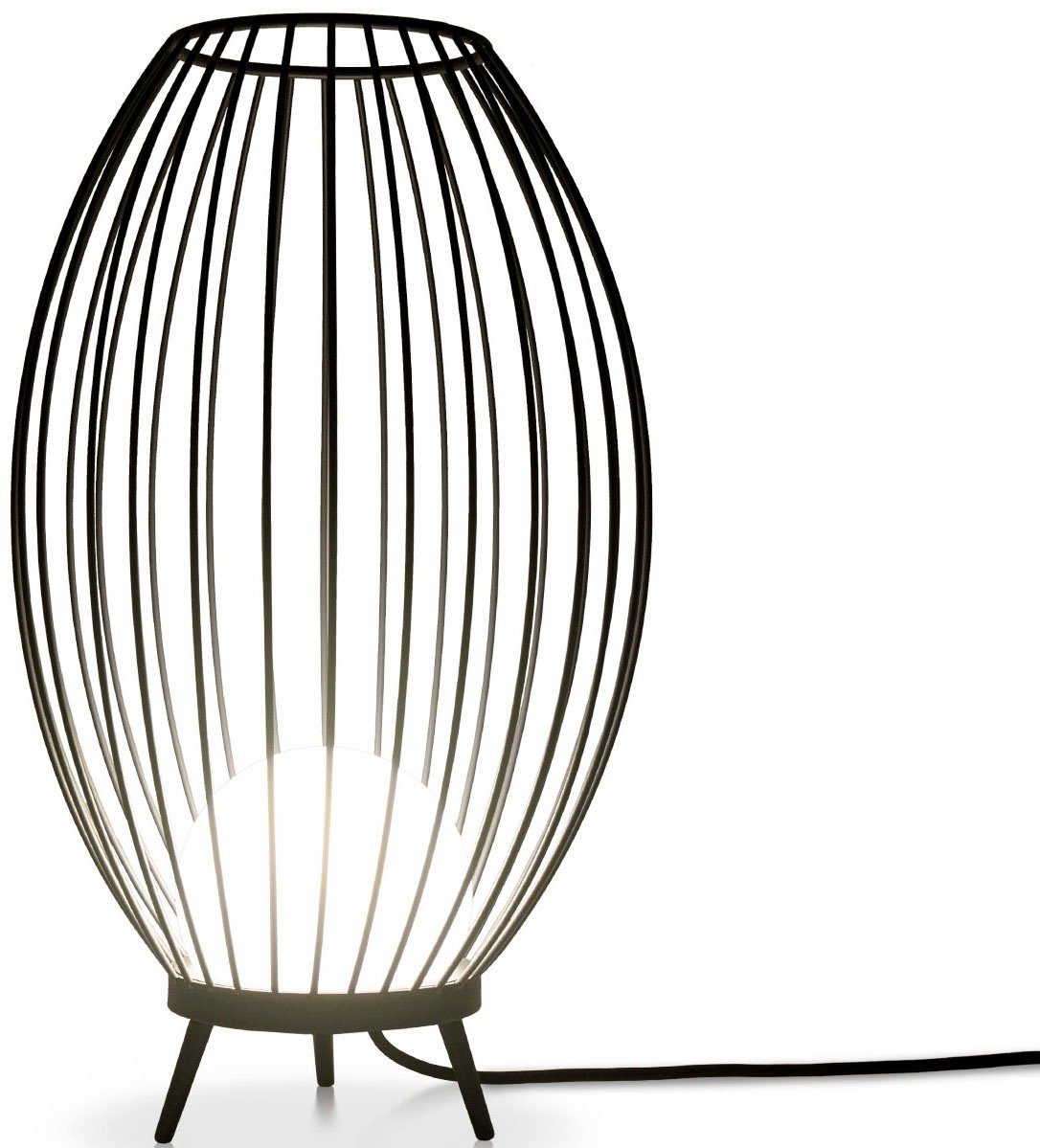 Paco Home Staande lamp AUZZURRA Outdoor lamp LED 3000K buitenverlichting kabel 3m terras IP54