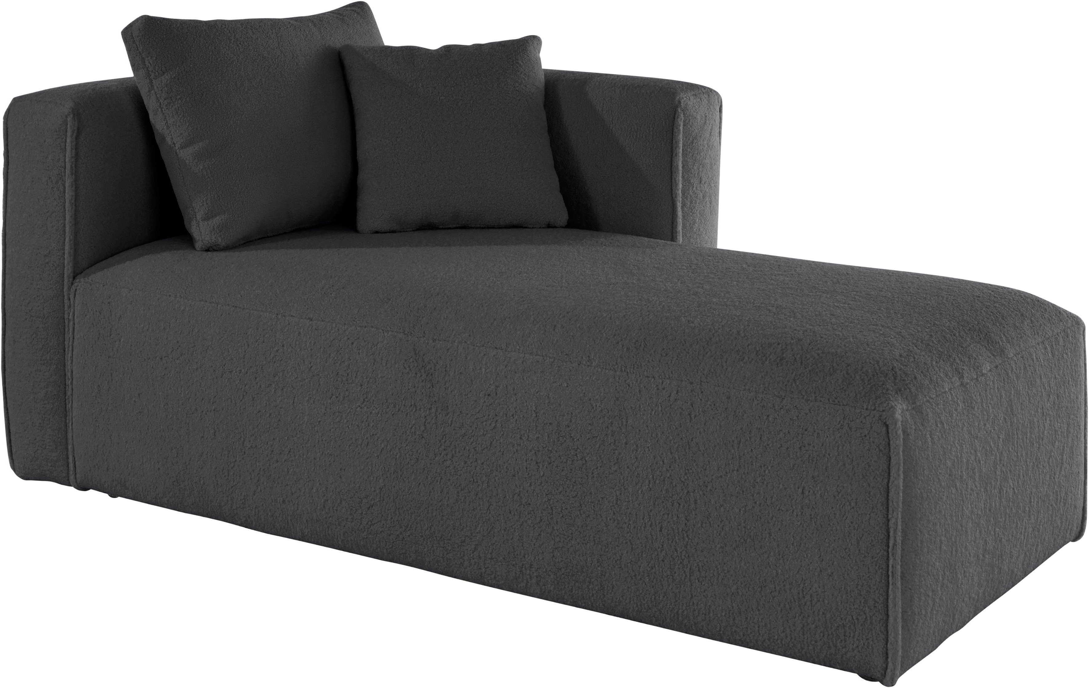 Home affaire Ottomane Comfine Modulaire ottomane om zelf samen te stellen, in 3 bekledingvarianten