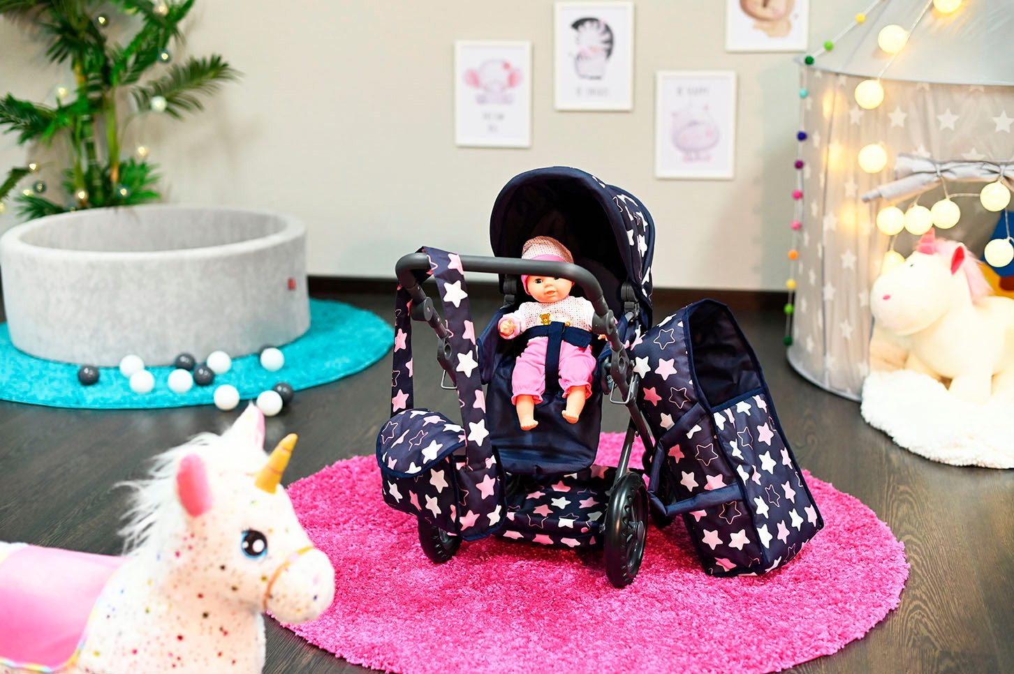 Knorrtoys® Combi-poppenwagen Ruby