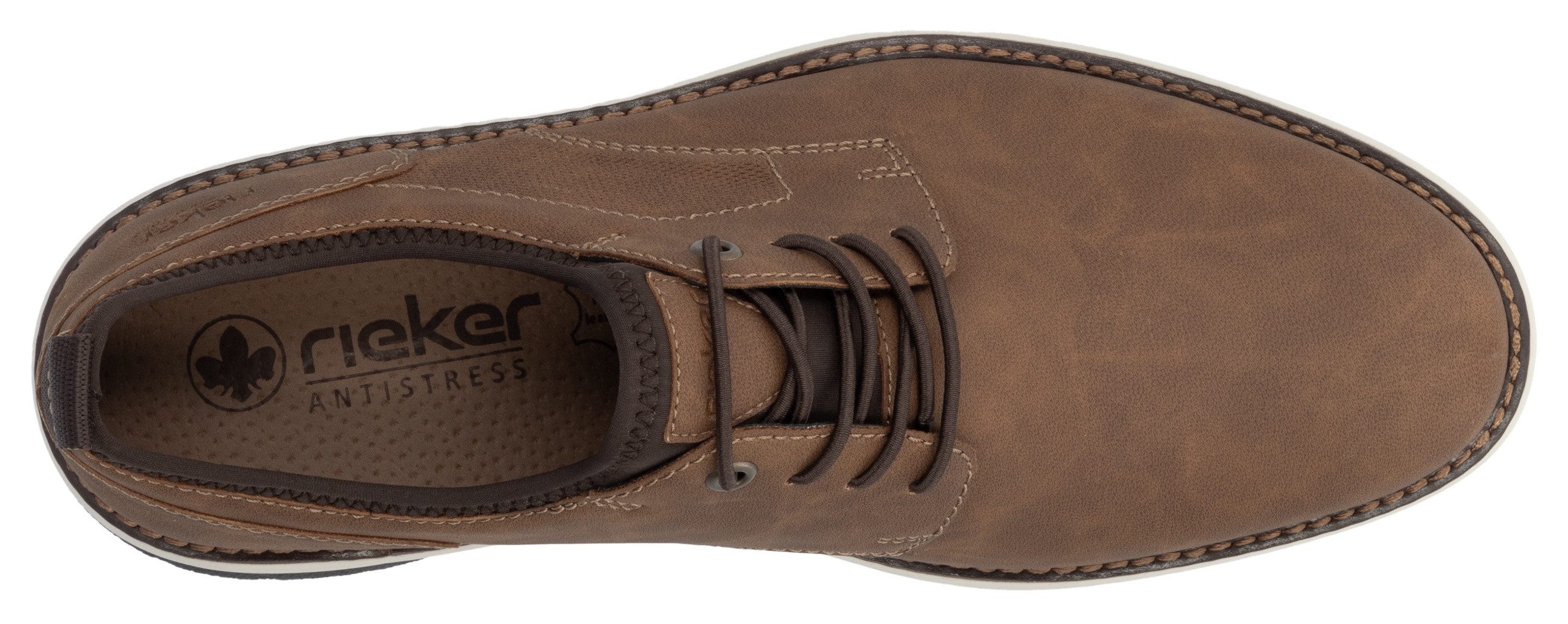 Rieker Slip-on sneakers instapschoen, vrijetijdssneaker, lage schoen met elastische instap