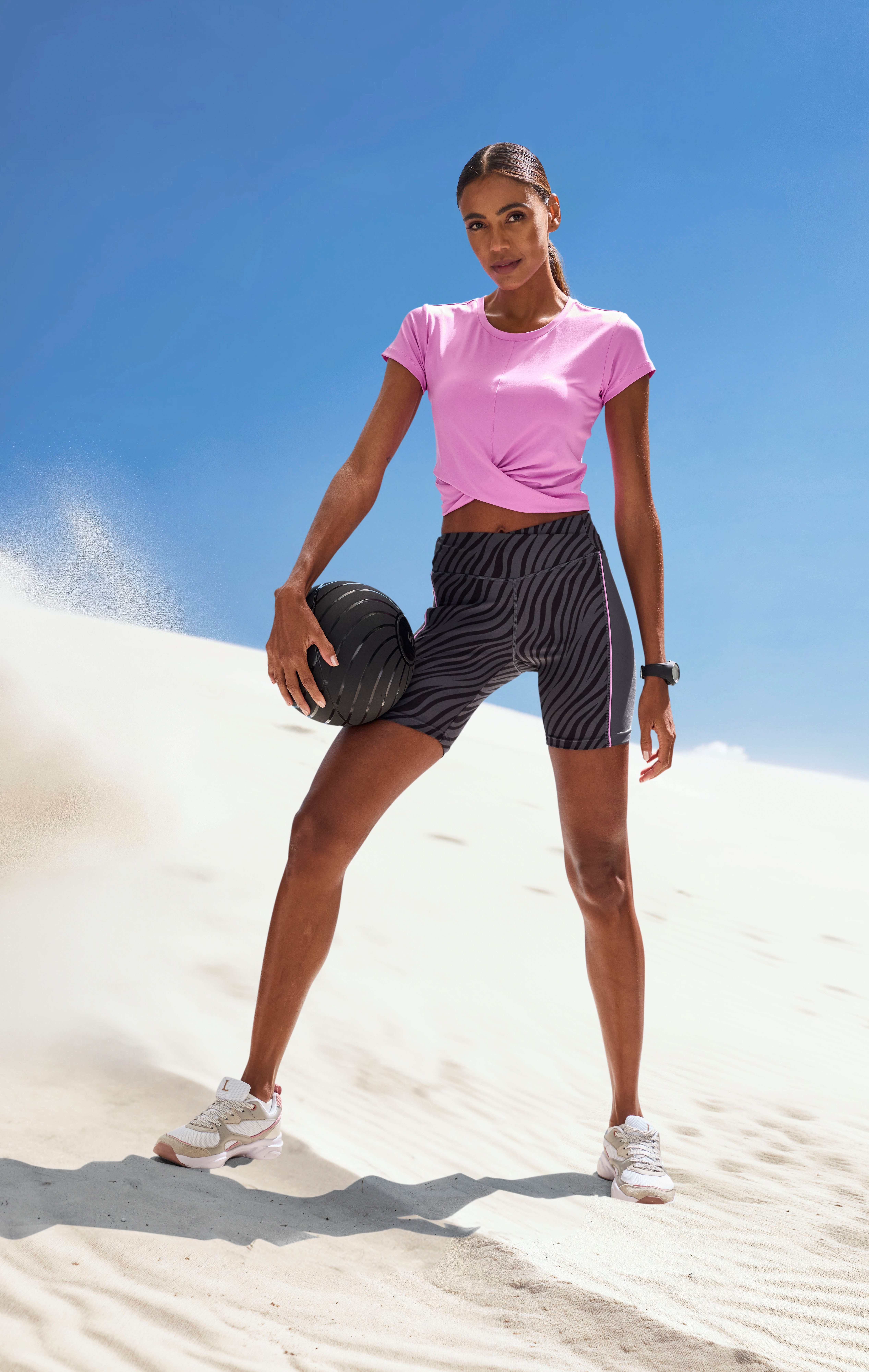 active by Lascana T-shirt -Sportshirt Sportshirt in wikkellook