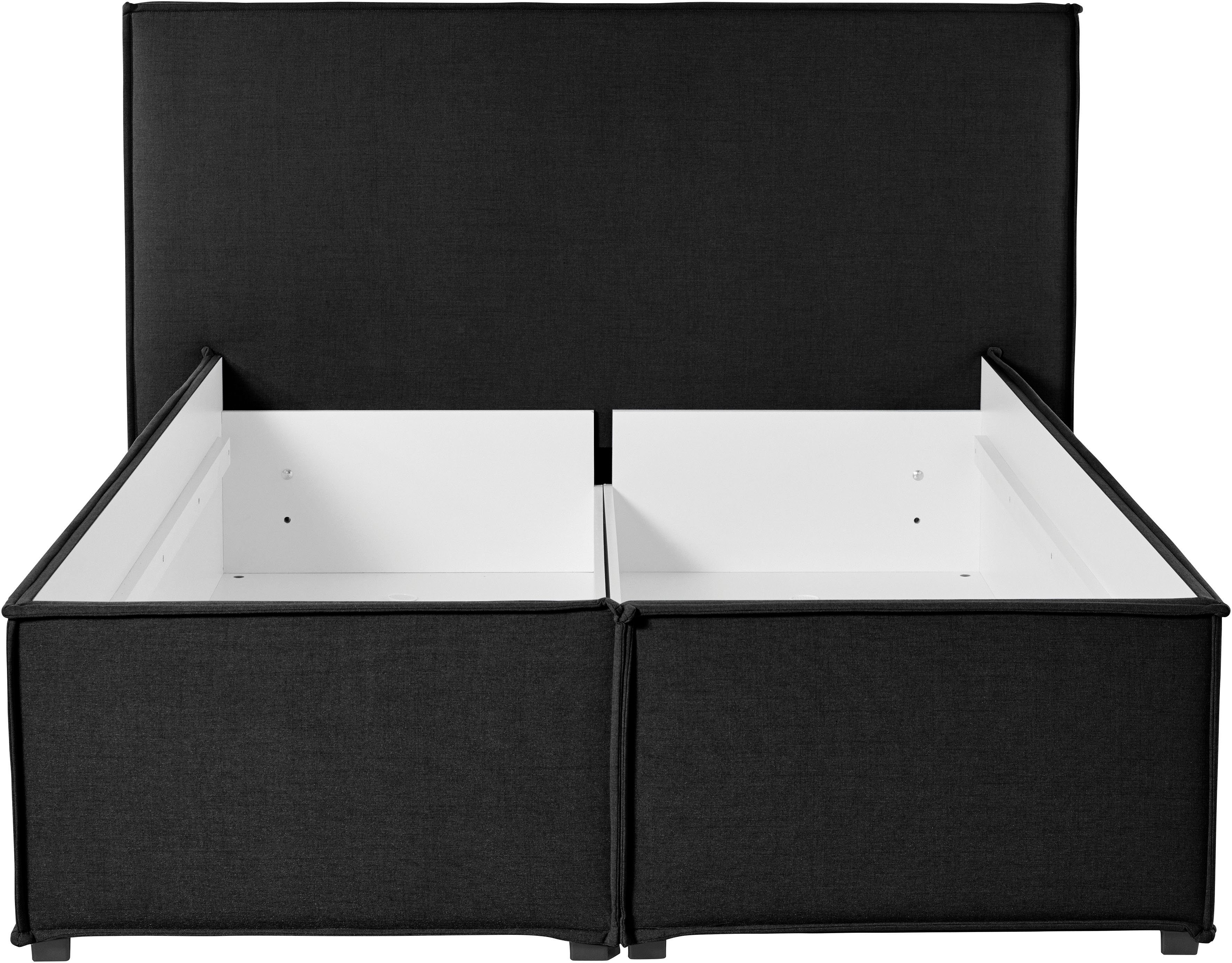 LeGer Home by Lena Gercke Gestoffeerd bed Isaline naar keuze zonder matras of met 3 matrassoorten, hoofdbordhoogte 107 cm