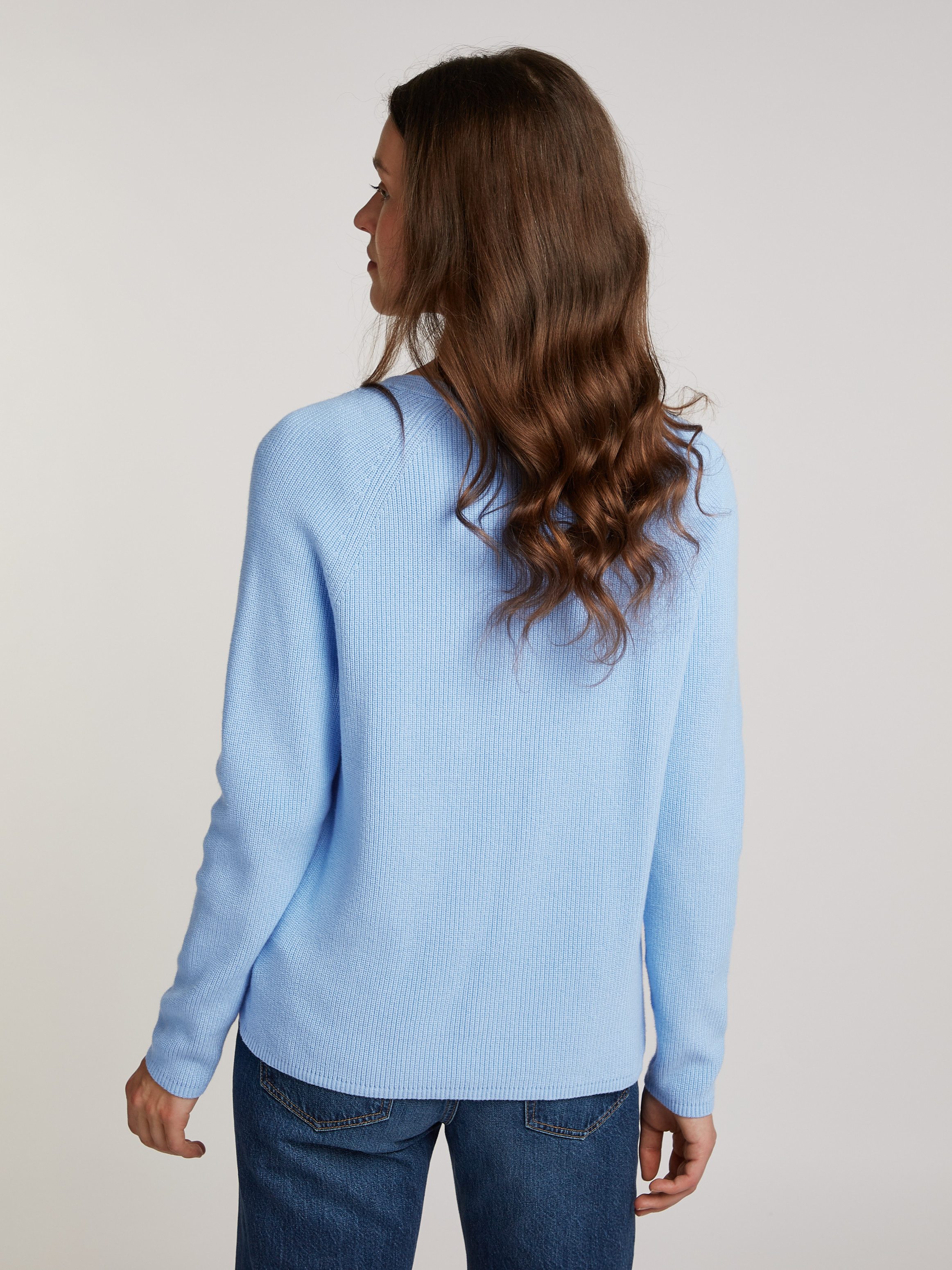Tommy Hilfiger Gebreide trui CO CARDI STITCH V-NK LS