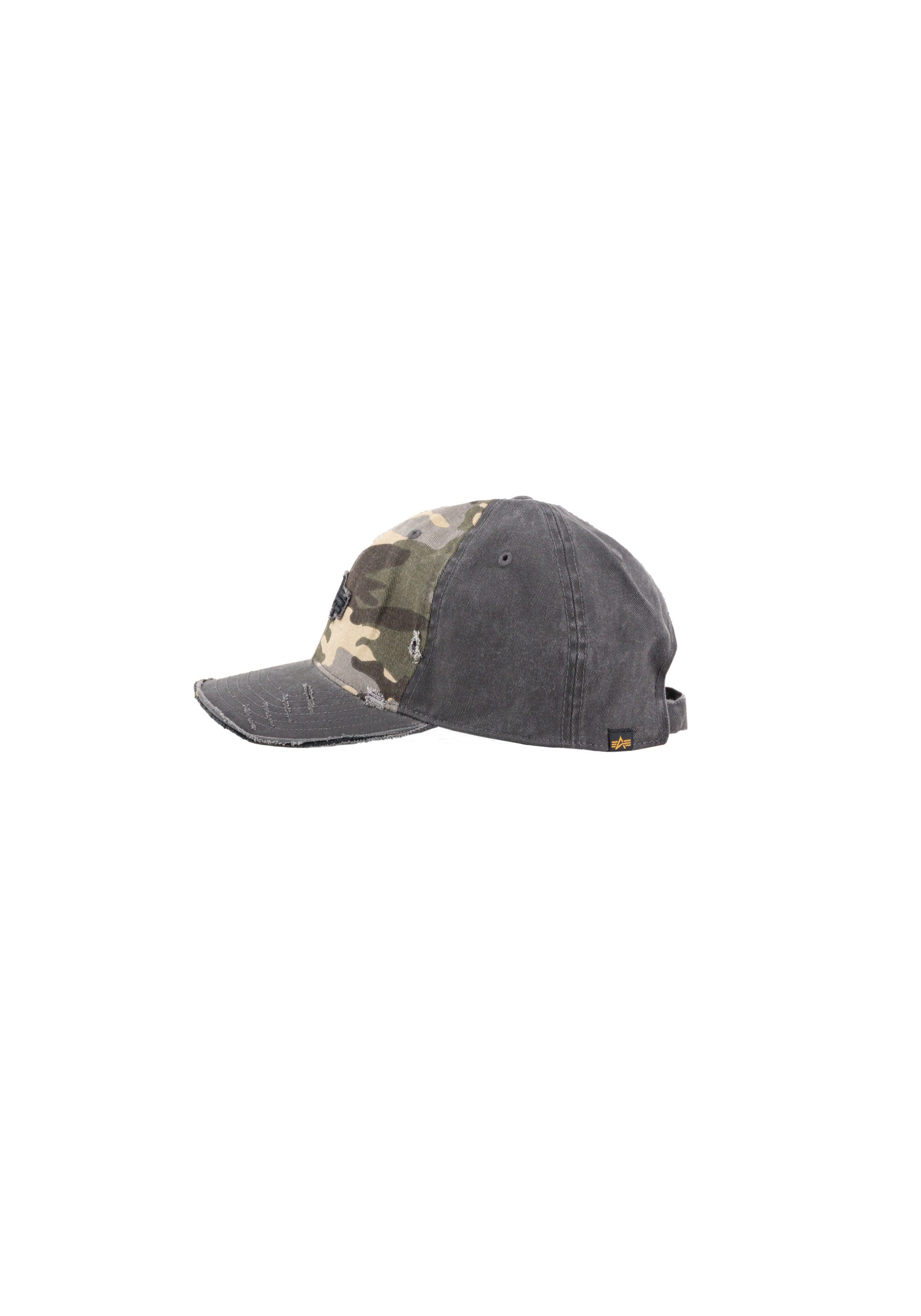 Alpha Industries Truckerpet Distressed Logo Camo Cap