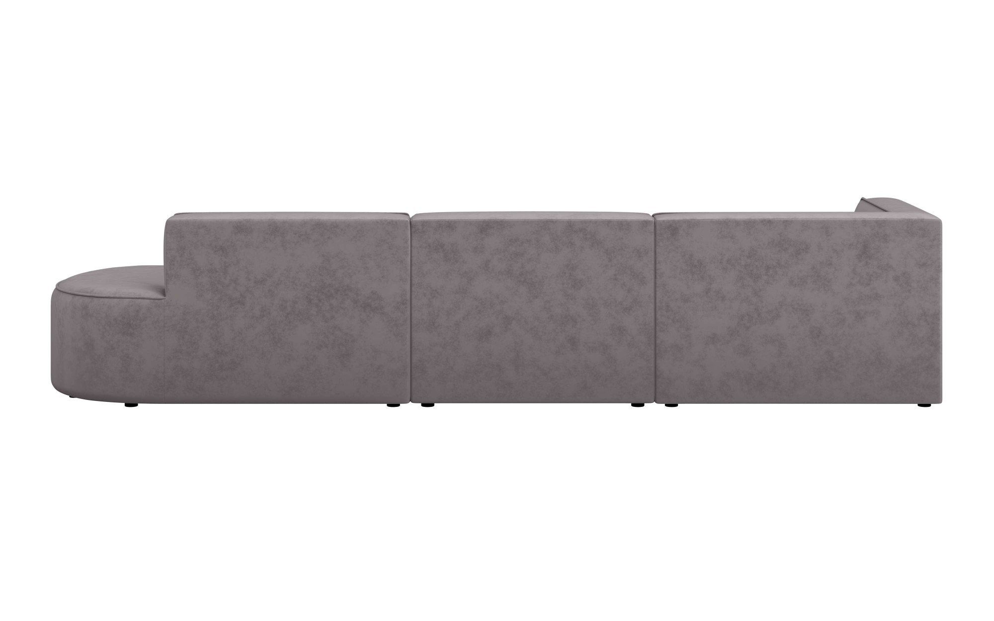 andas Hoekbank EIVIND designerbank met ottomane rechts/links, B/D/H: 343/159/72 cm