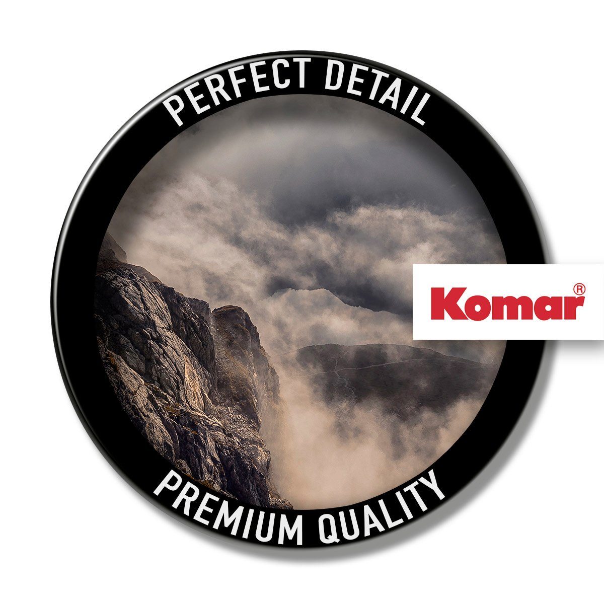 Komar Artprint op linnen Sea of Fog - Afmeting 60 x 40 cm (1 stuk)