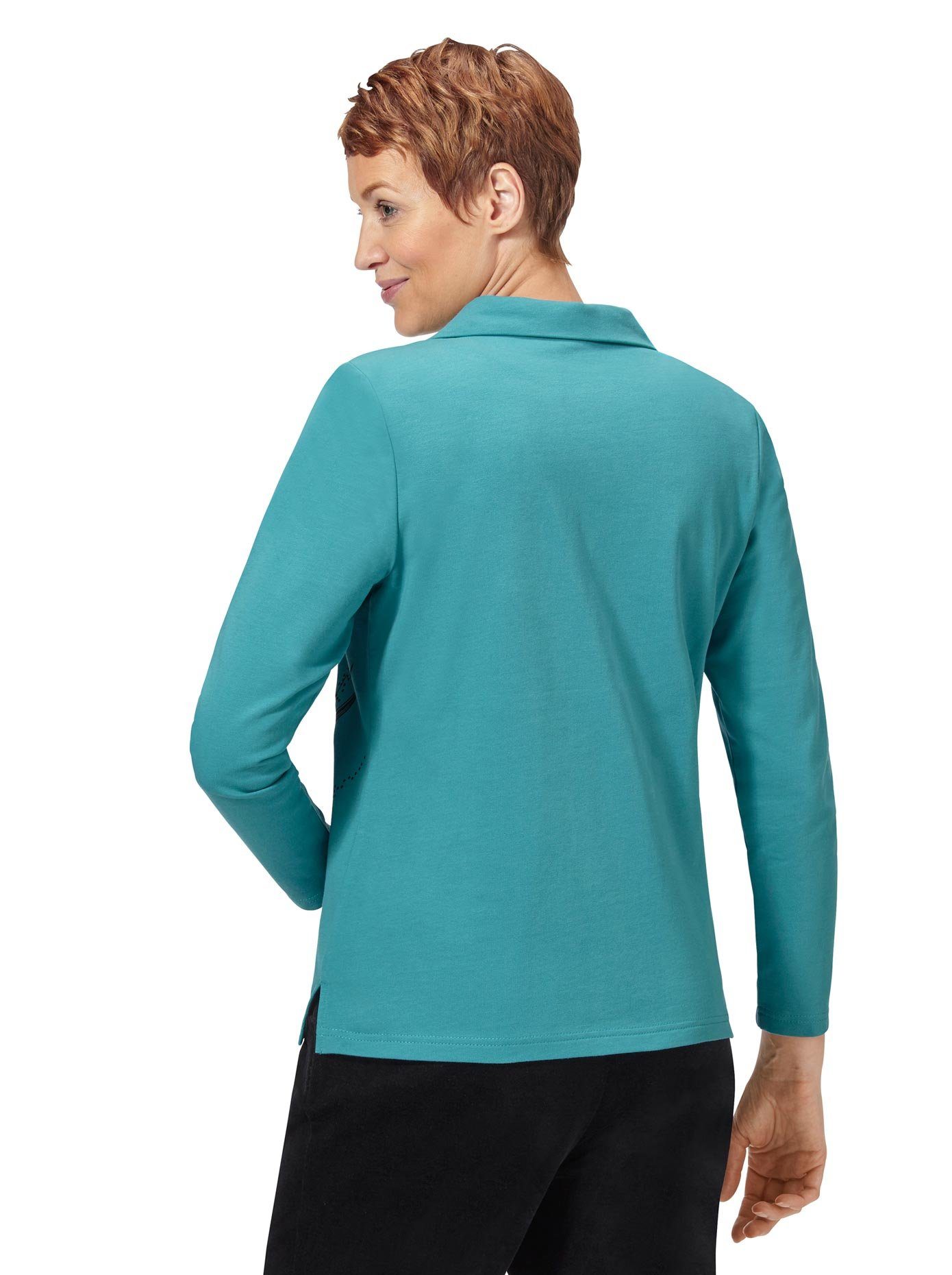 Classic Basics Poloshirt met lange mouwen Wintershirt (1-delig)