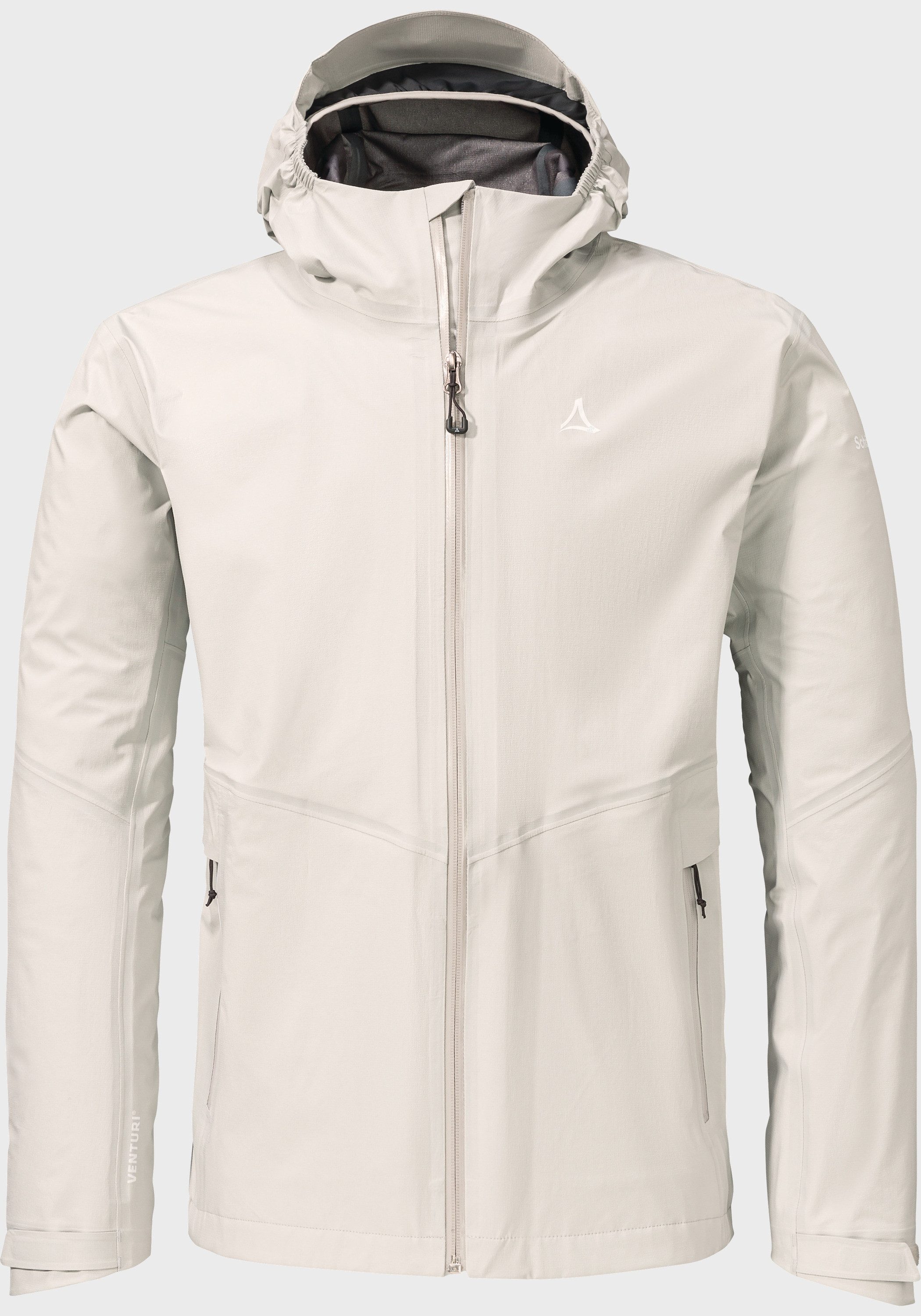 Schöffel Outdoorjack 3L Jacket Begoro M unisex outdoorjassen maat 56 grijs
