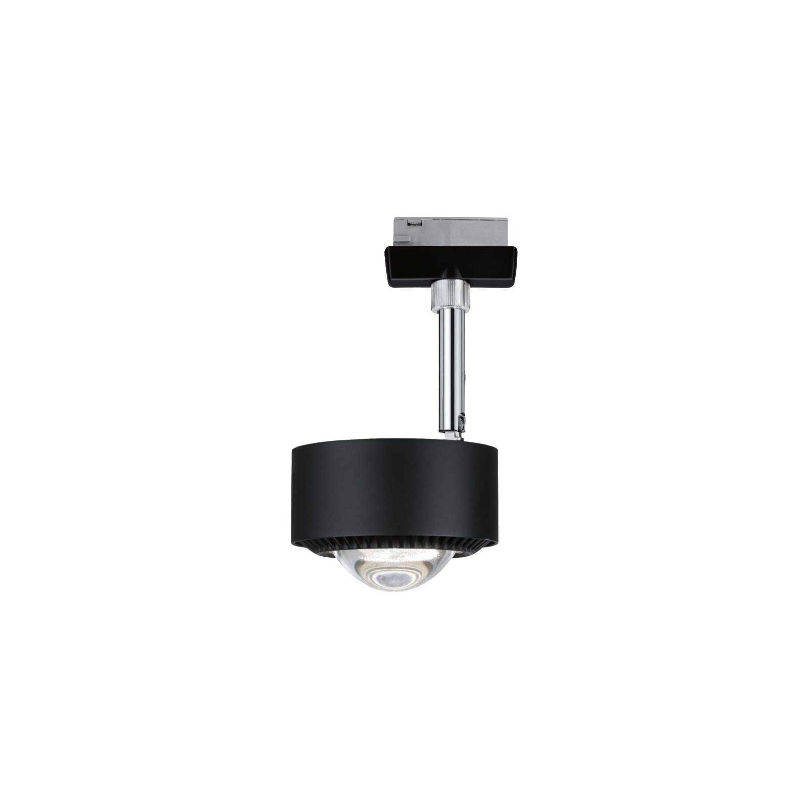 Paulmann Railsysteem-lampen URail rail spot Aldan 498lm 8W 2700K 230V Zwart mat, Chroom