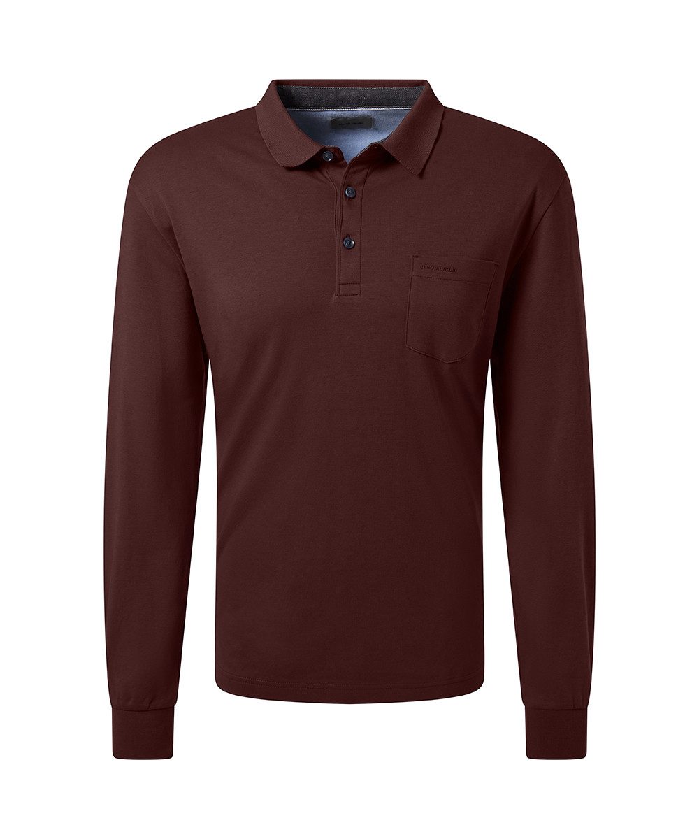 Pierre Cardin Poloshirt met lange mouwen