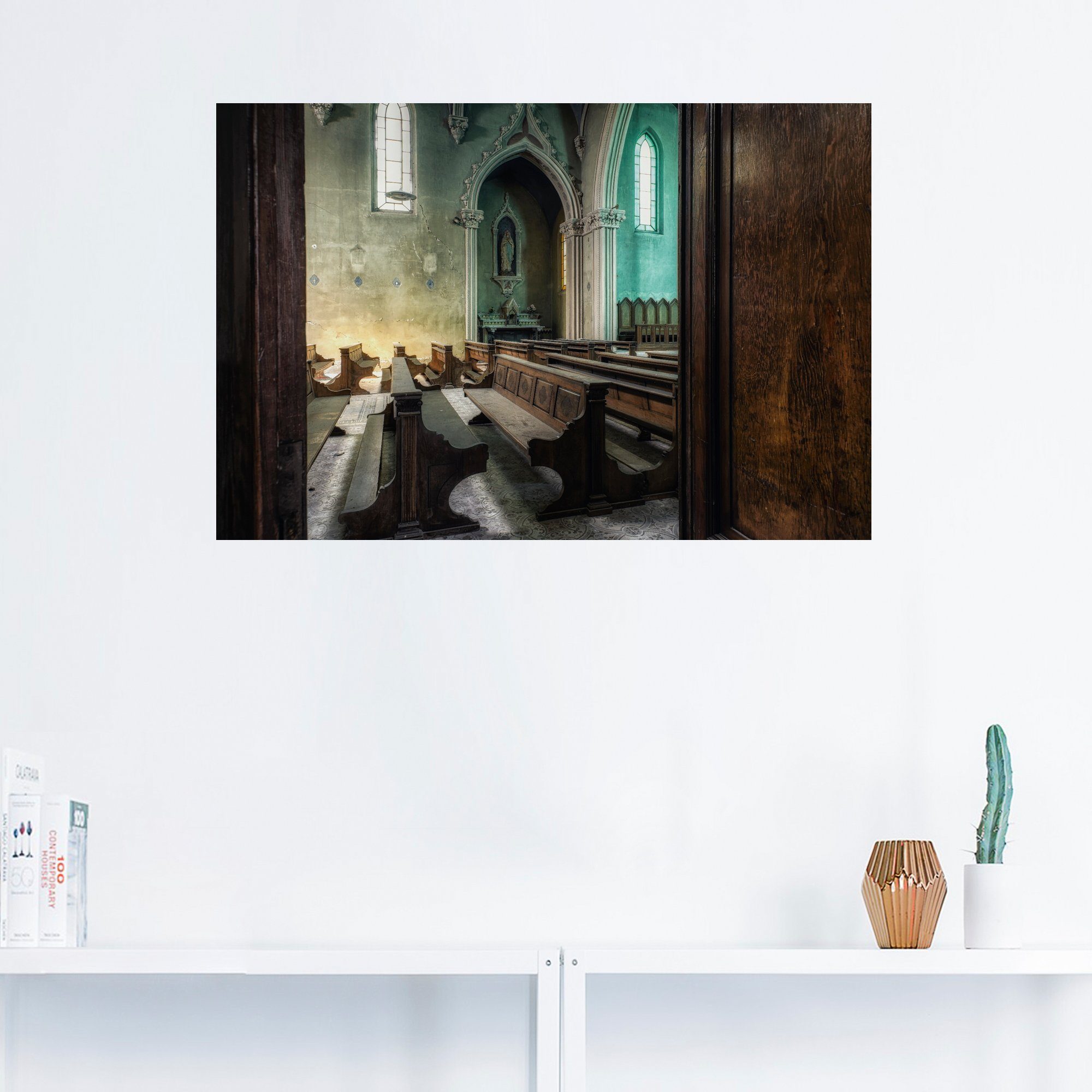 Artland Wandfolie Lost Place - kerk - verlaten plaatsen
