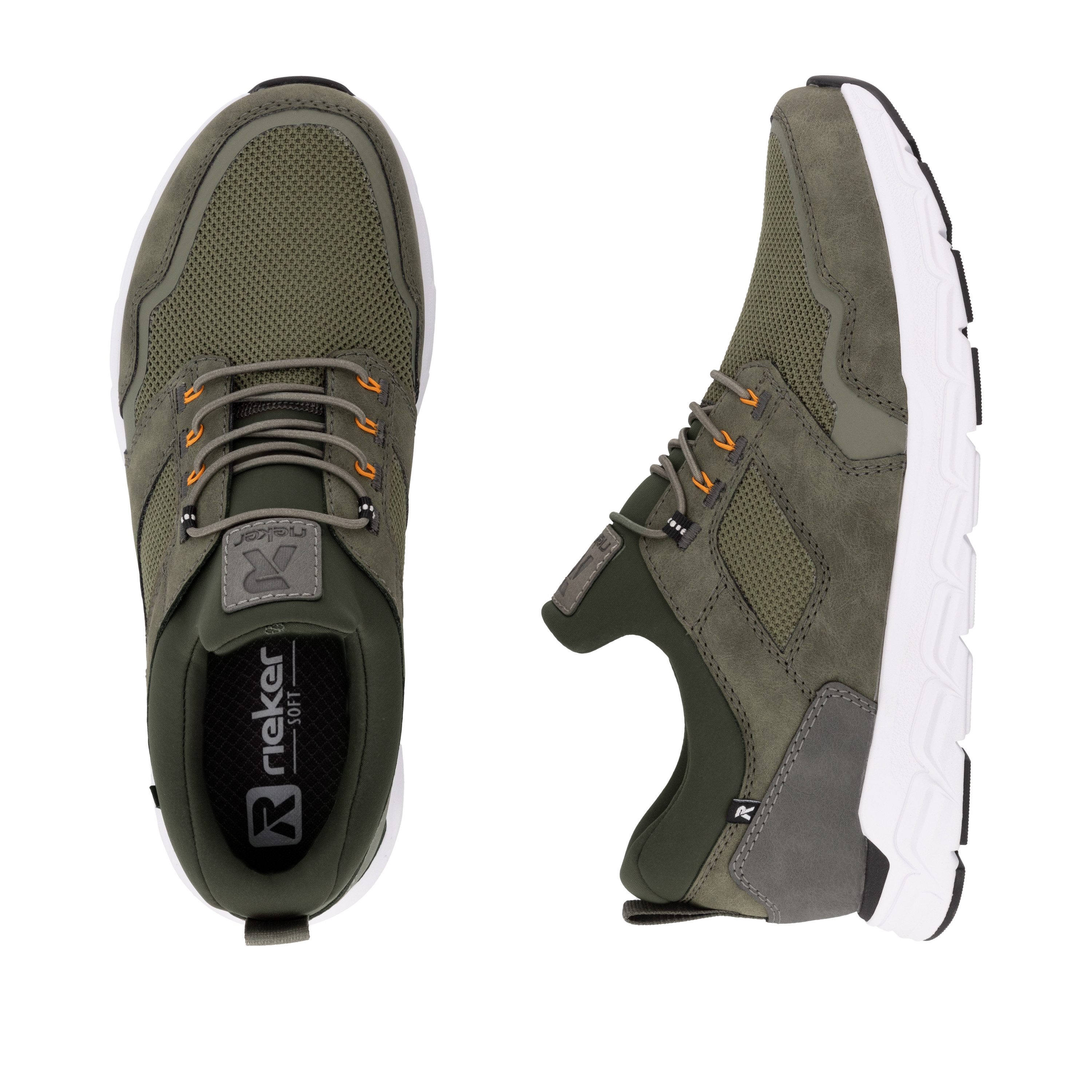 RIEKER Sport Slip-on sneakers uit de nieuwe christoph kramer collectie, met memocup binnenzool