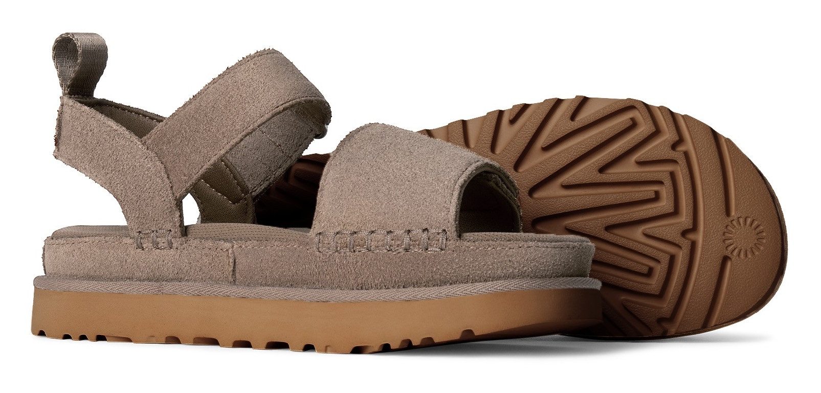 UGG Plateausandalen W GOLDENSTAR , plateausandaal, sandaal met klittenbandsluiting