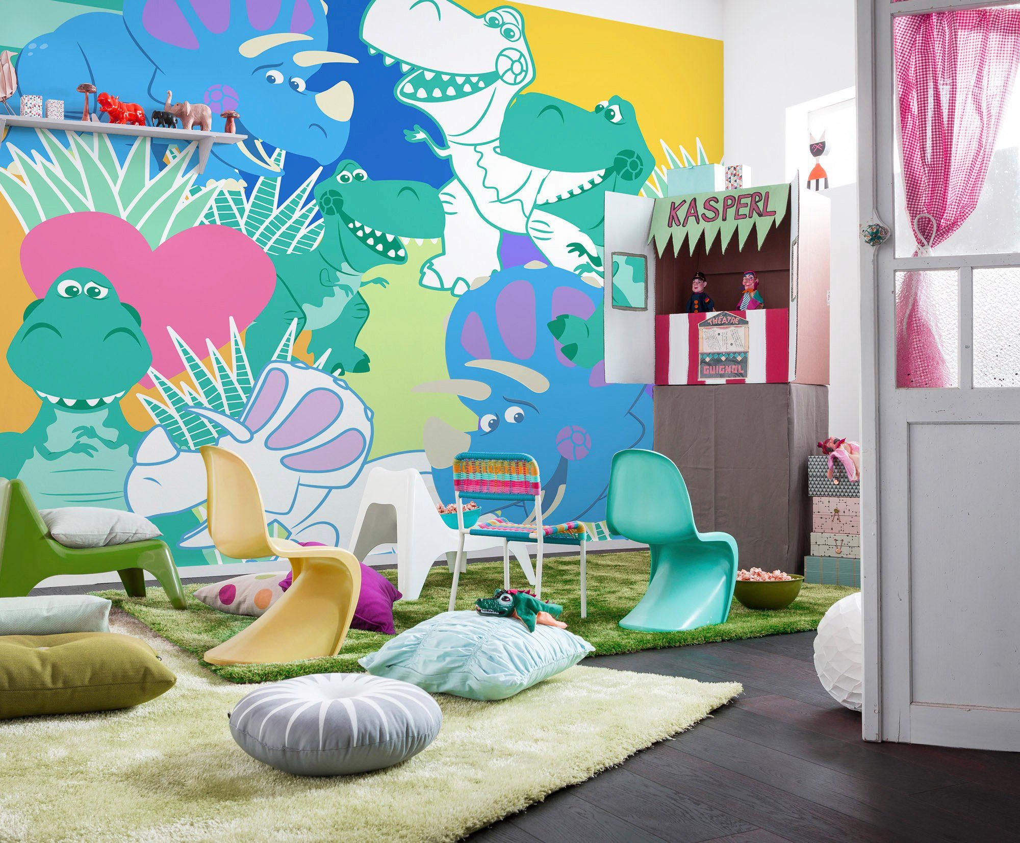 Komar Vliesbehang Digitale print vlies - Toy Story Rex and Trixie - Afmeting 300 x 280 cm
