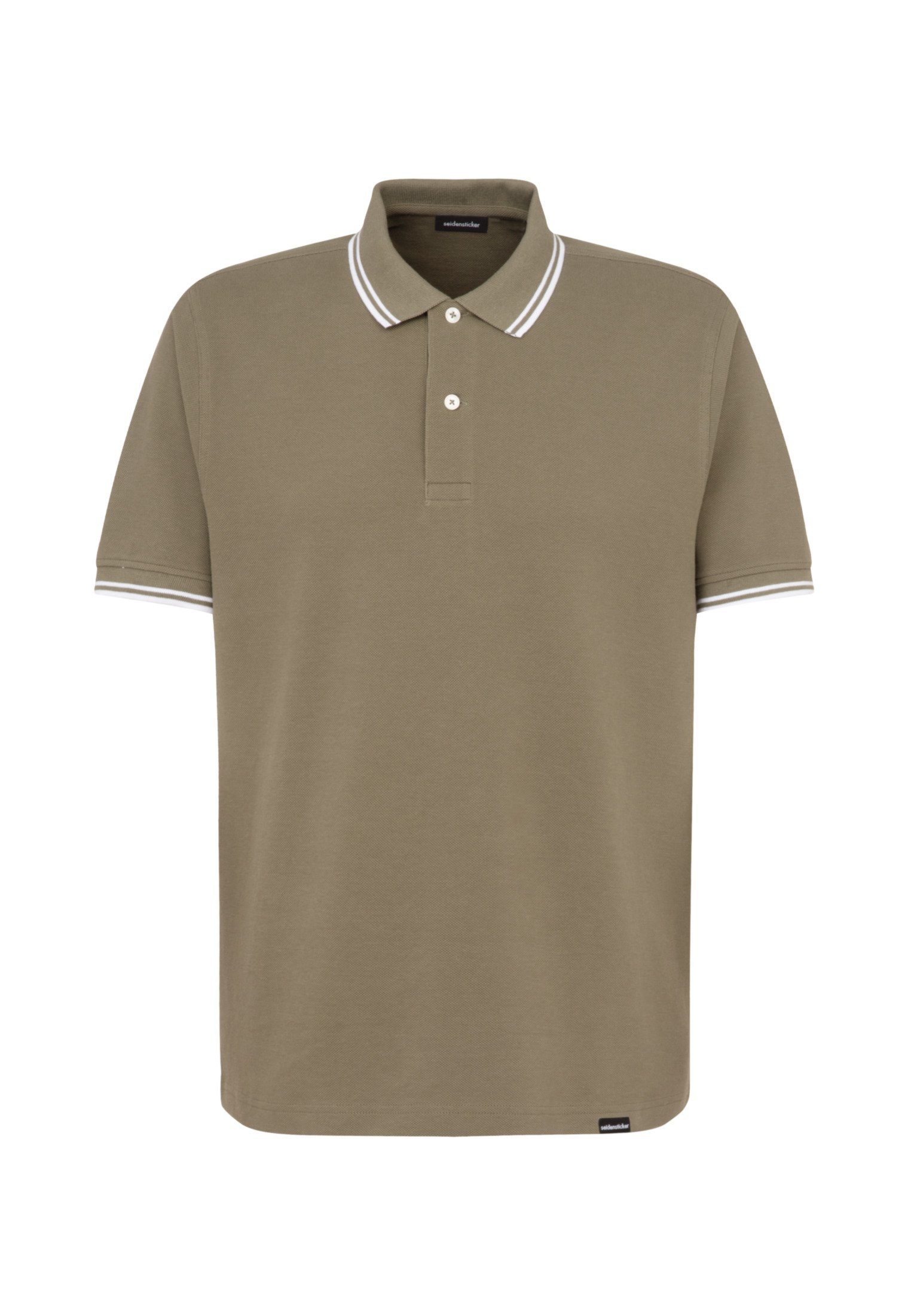 seidensticker Poloshirt Regular Korte mouwen kraag uni