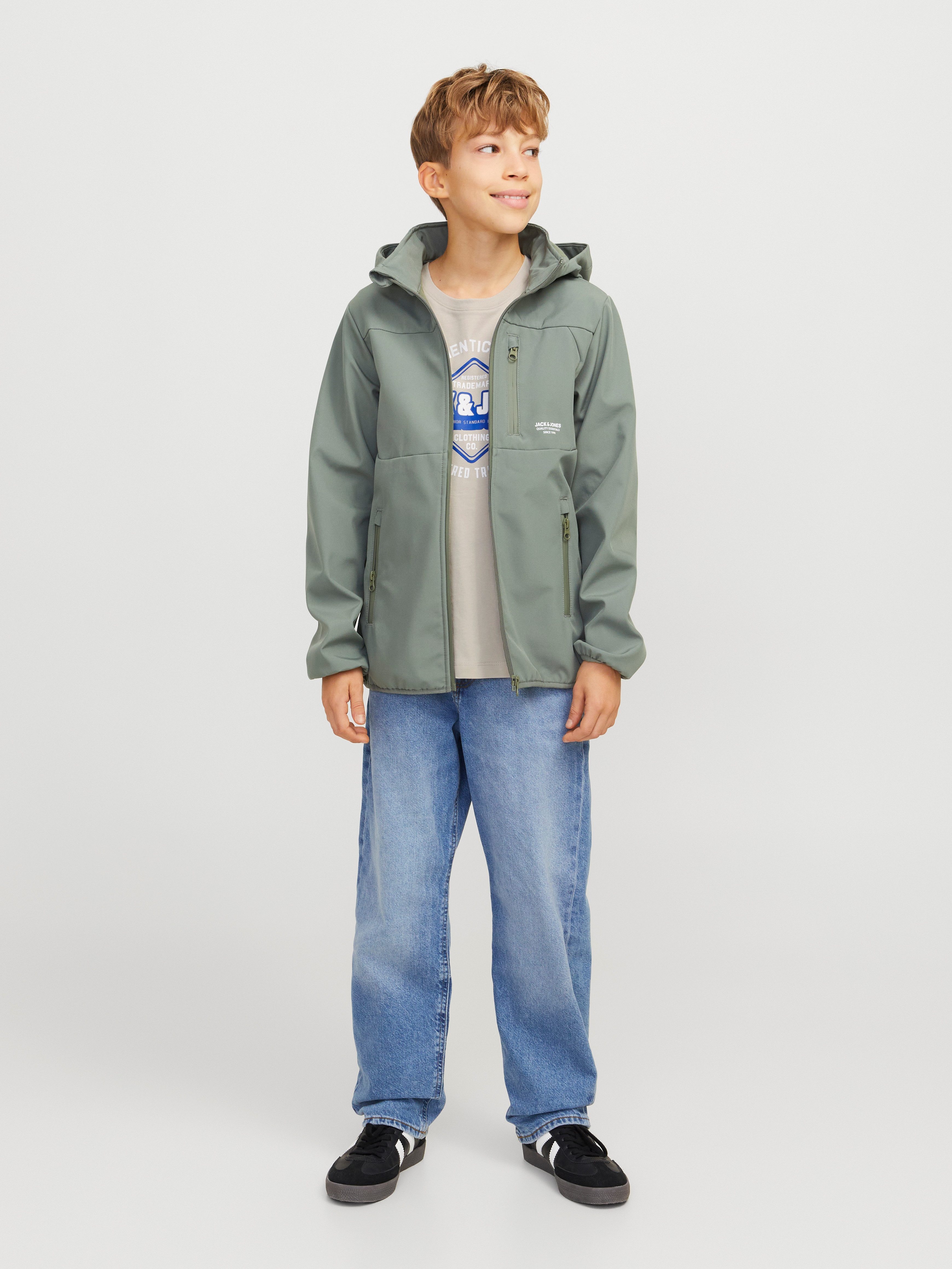 Jack & Jones Junior Shirt met ronde hals JJELOGO TEE SS O-NECK 2 COL S NOOS JNR