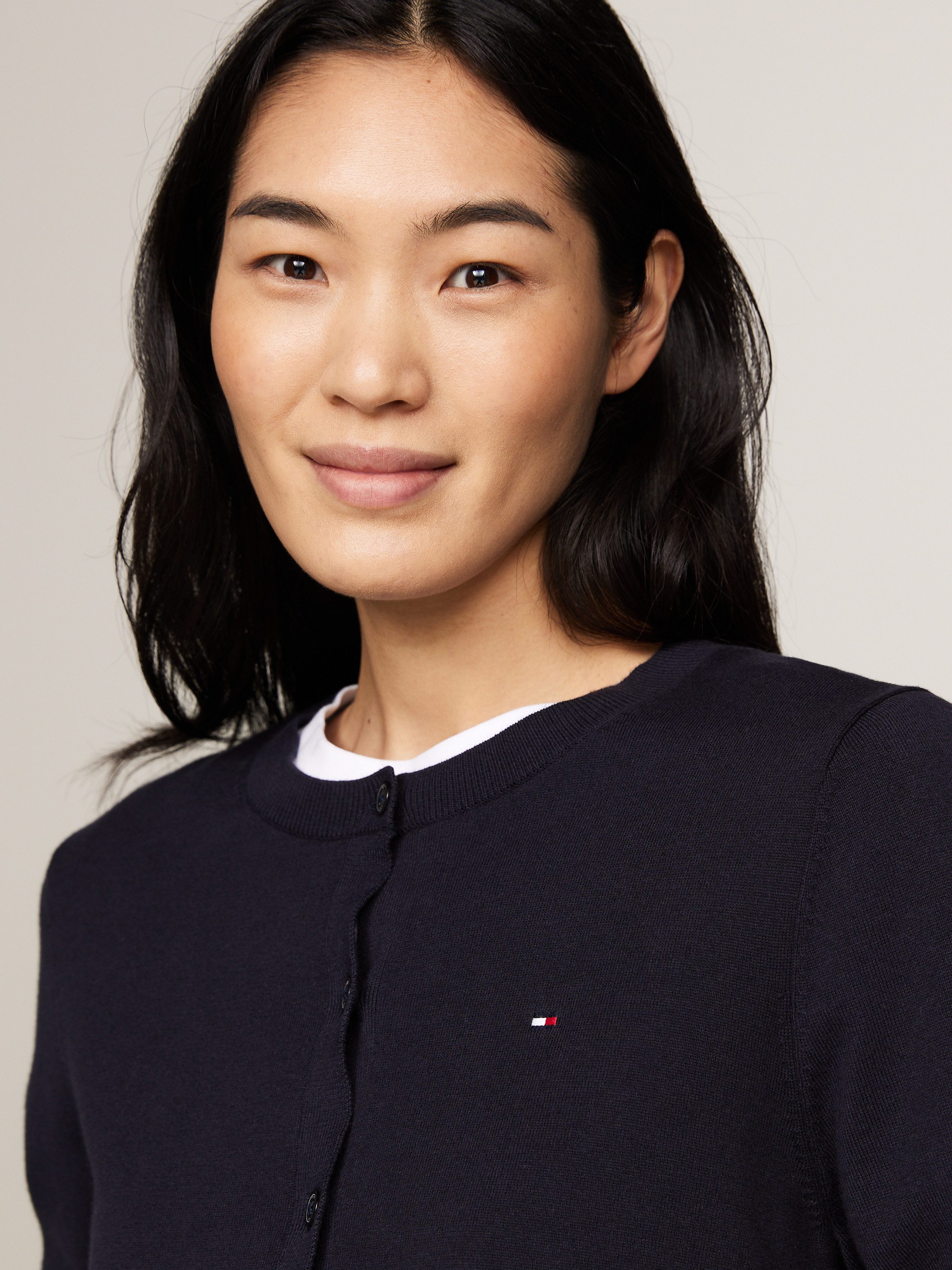 Tommy Hilfiger Cardigan CO JERSEY STITCH CARDIGAN