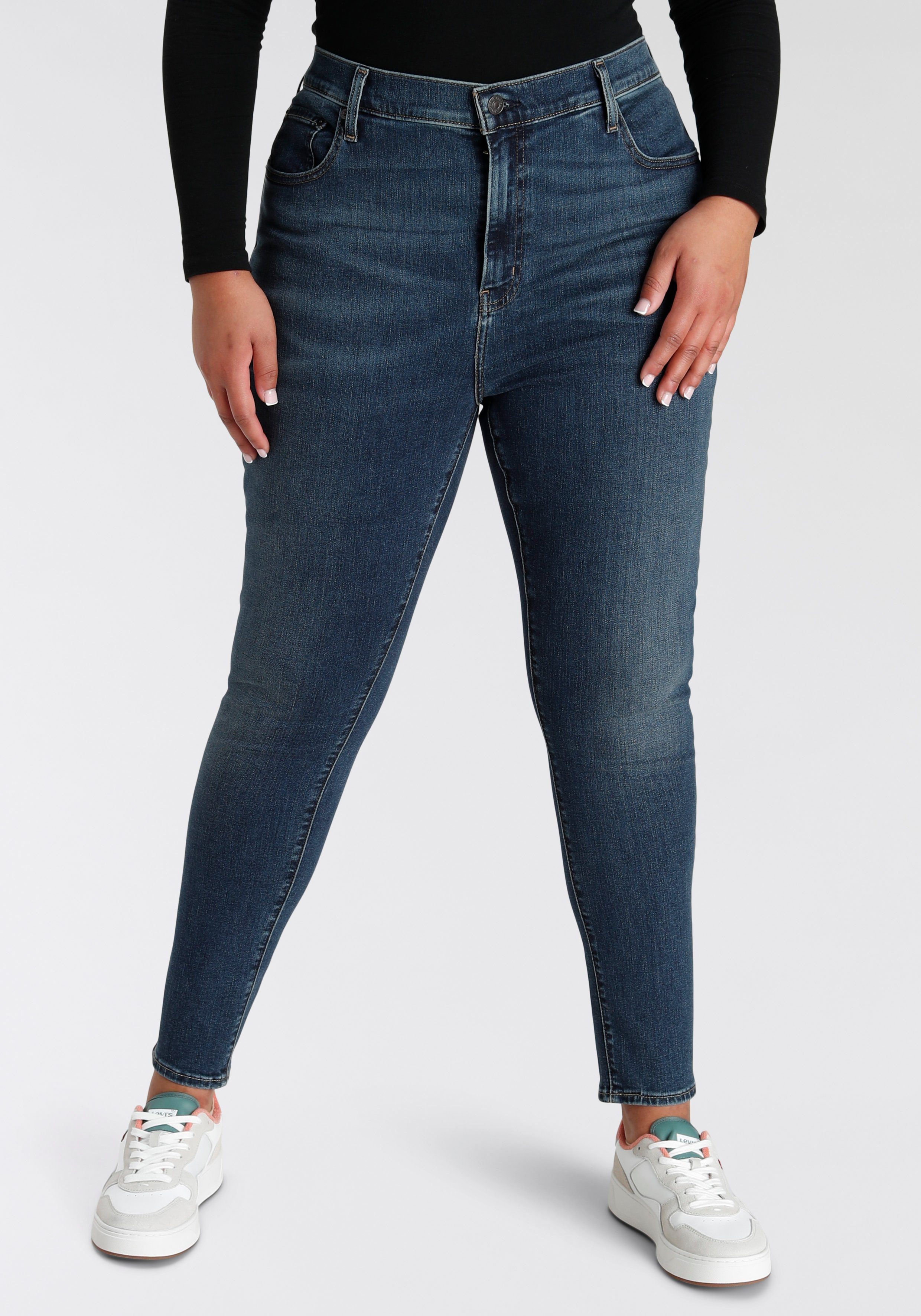 Levi's Plus Skinny fit jeans 721 PL HI RISE SKINNY zeer nauwsluitende snit