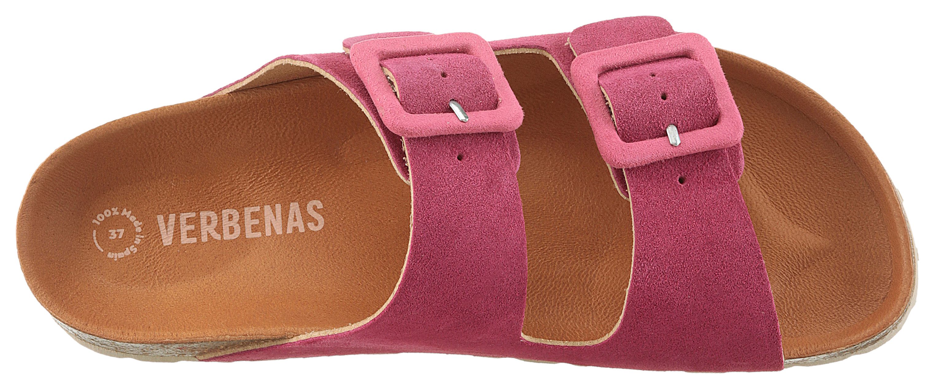 VERBENAS Slippers Randell Velour , zomerschoen, slippers, huisschoen, vakantieschoen met zacht voetbed
