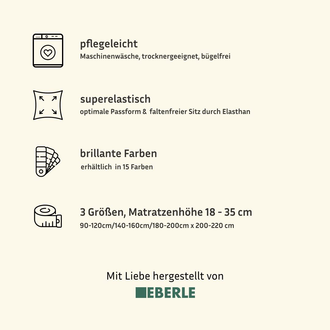 bellana Hoeslaken Jersey-lyocell temperatuurnivellerend en plooivrij (1 stuk)